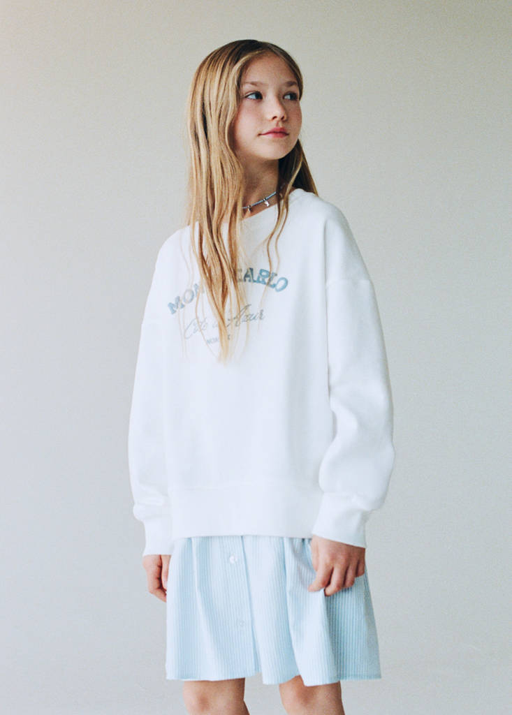 Message sweatshirt dress — Off White