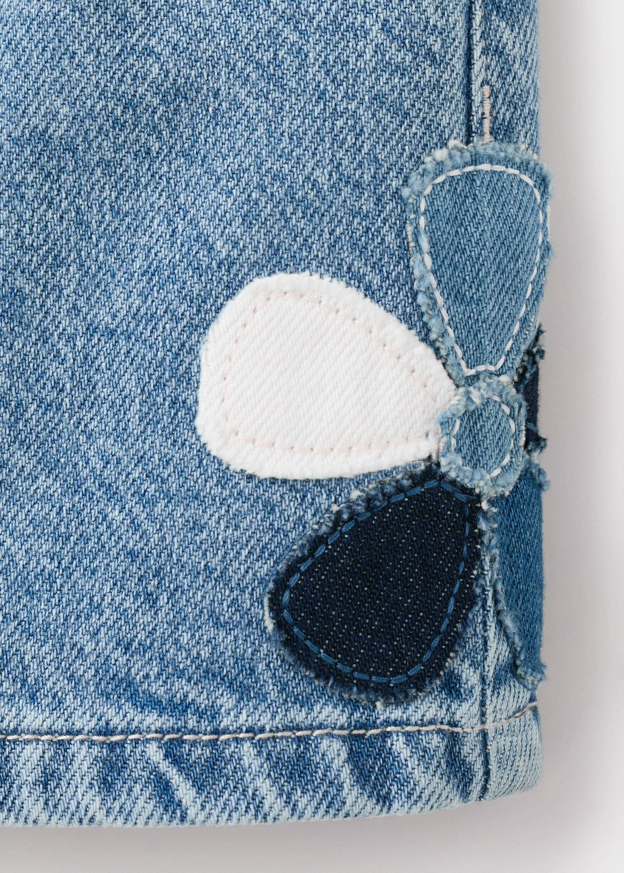 Falda vaquera detalle flor - Detalle del artículo 8