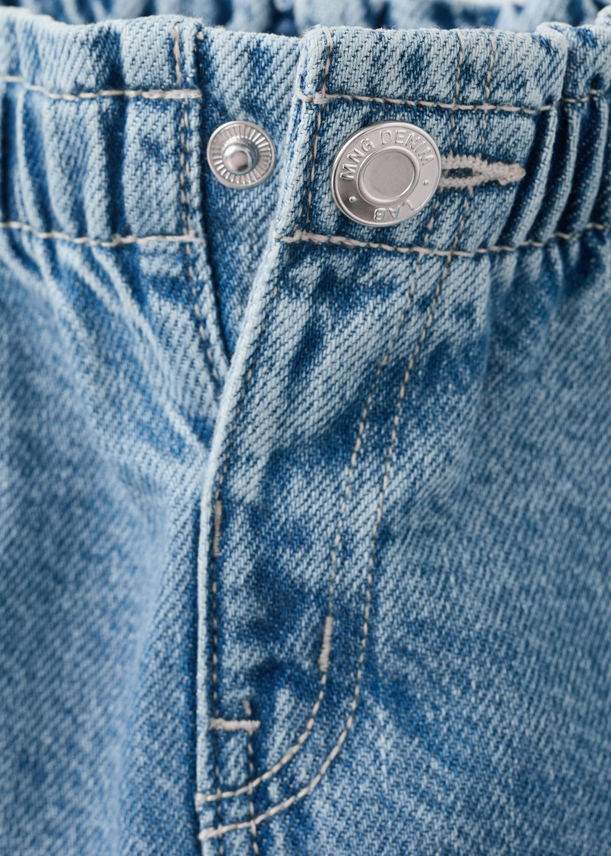 Falda vaquera detalle flor - Detalle del artículo 0