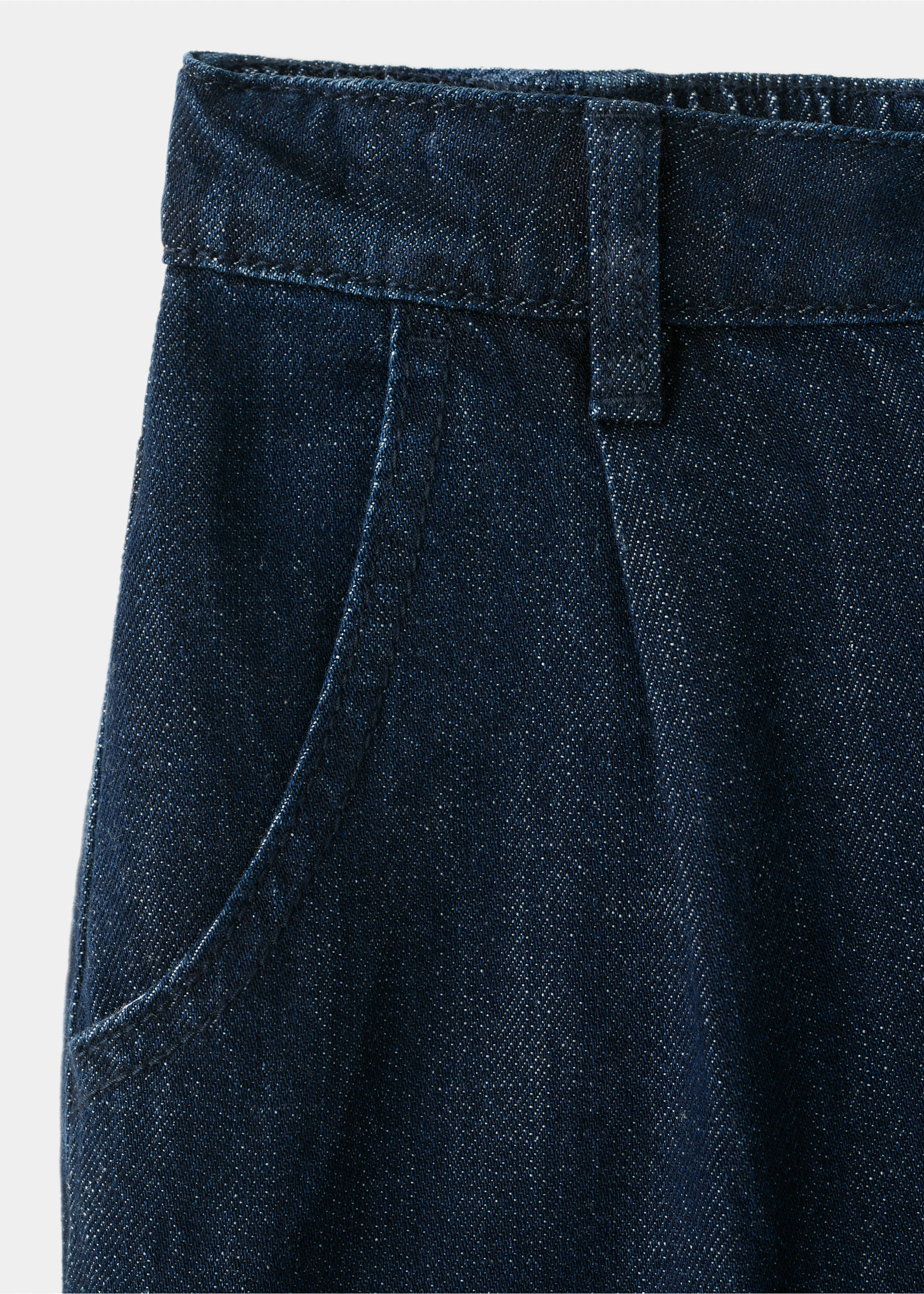 Jeans wide leg - Details of the article 0, Dark Blue. Ref: 27095147-00.