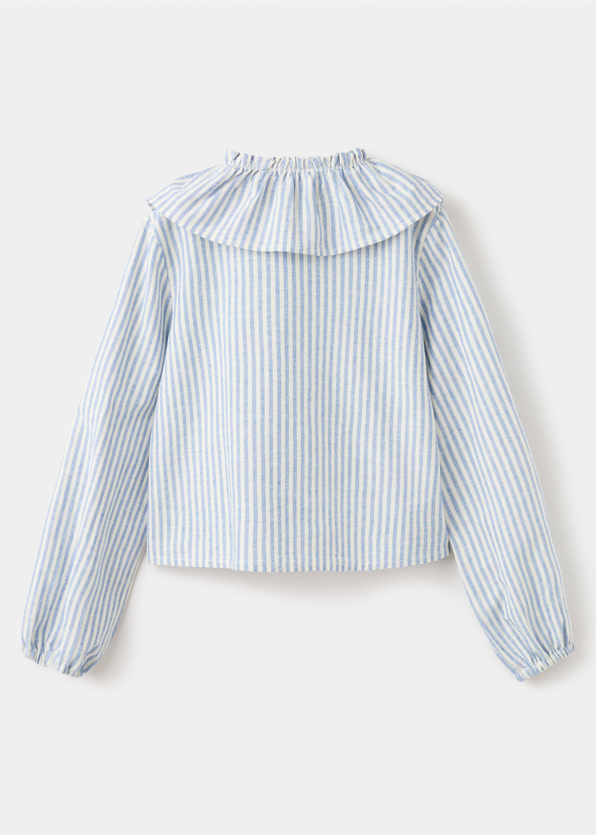 Chemise babydoll rayures - Verso de l’article, Bleu. Ref: 27095152-00.