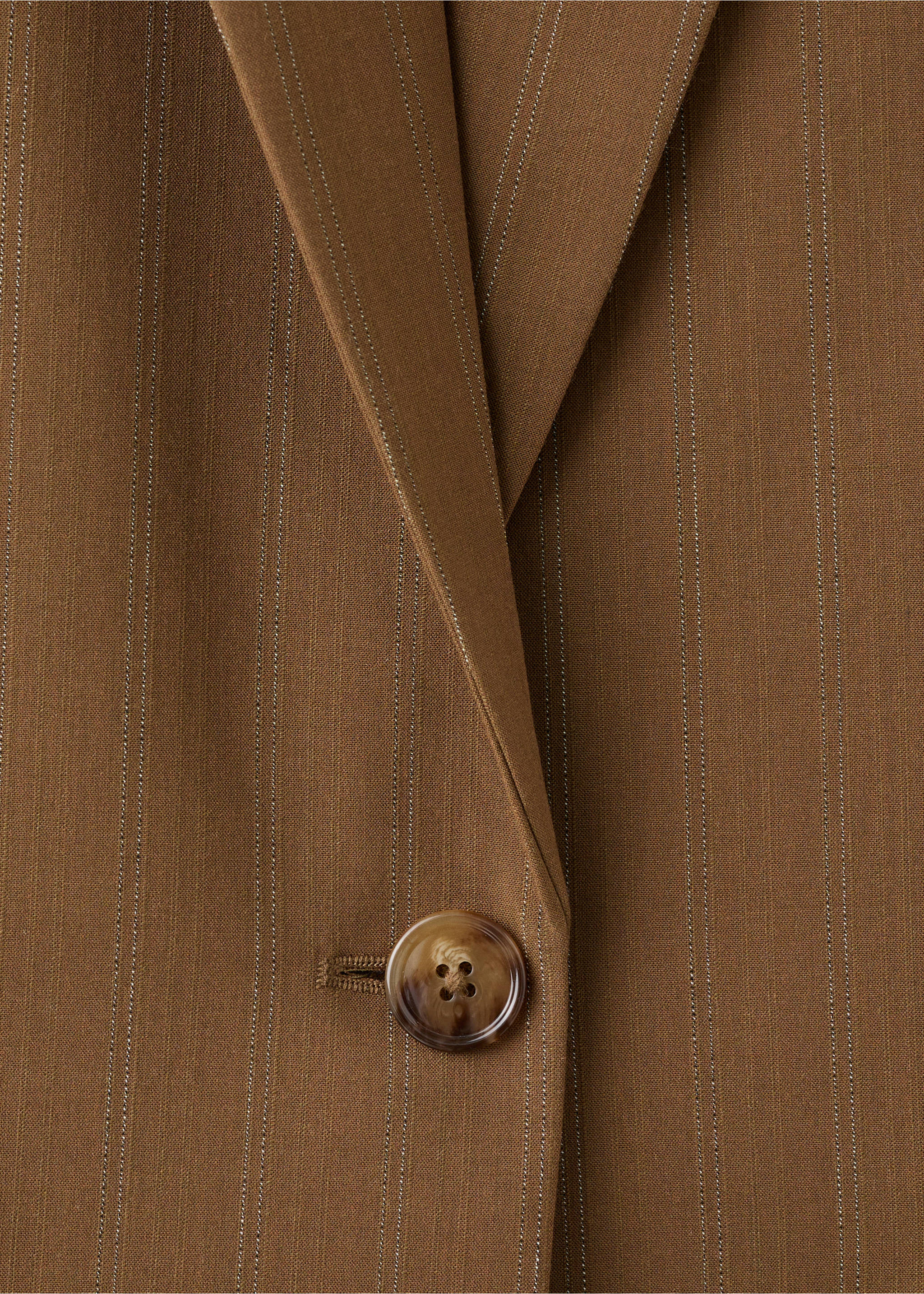 Blazer costume rayures tennis - Détail de l'article 0, Caramel. Ref: 27095155-00.