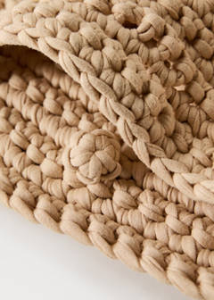 Crochet cushion cover 30x50cm — Beige 4