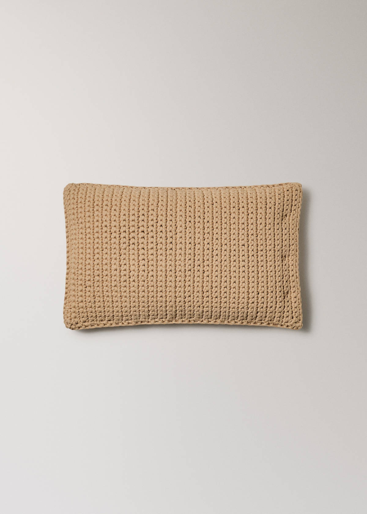 Crochet cushion cover 30x50cm — Beige