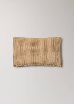 Crochet cushion cover 30x50cm — Beige 5