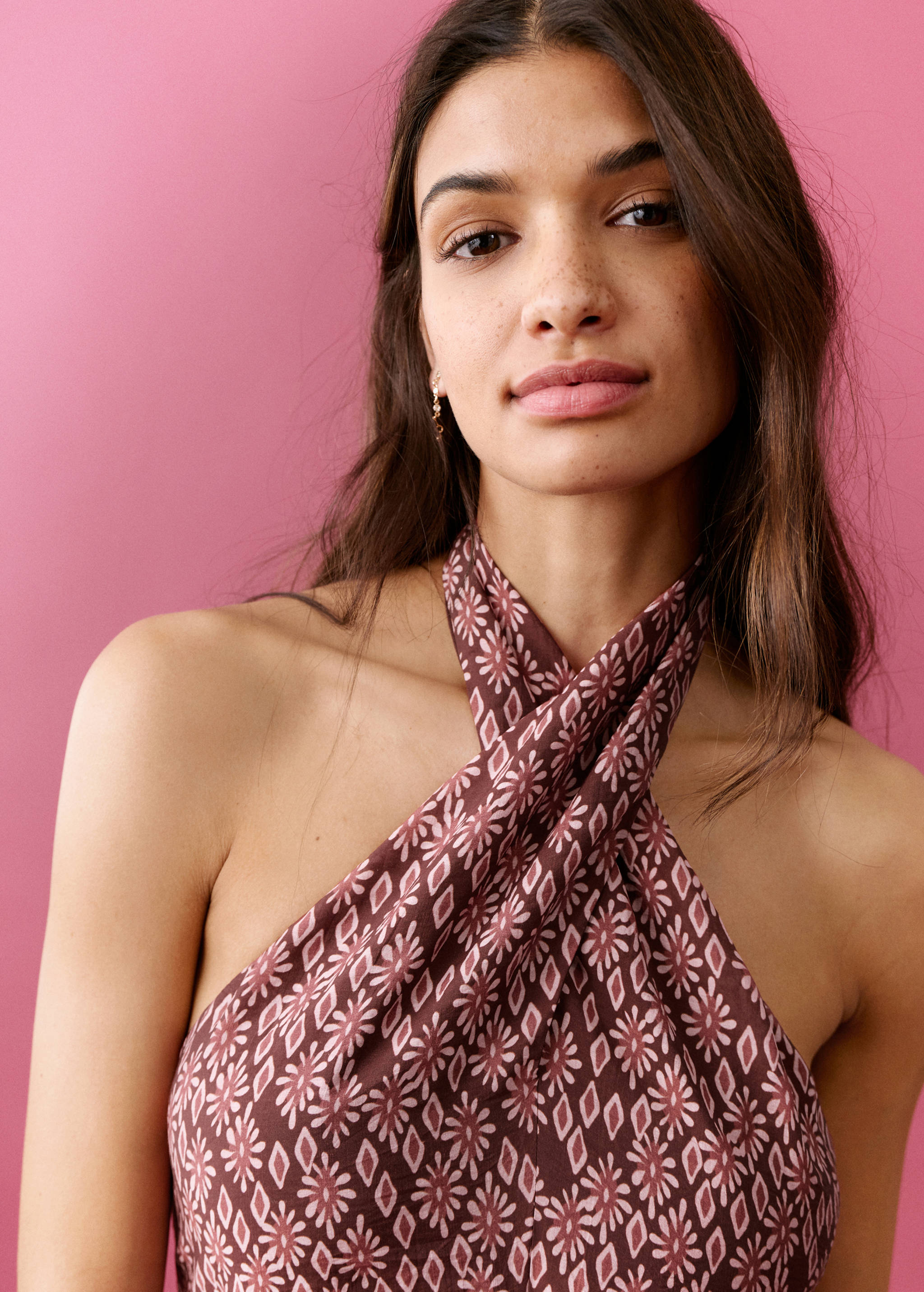 سالوبيت بطباعة أزهار - تفاصيل المنتج 1