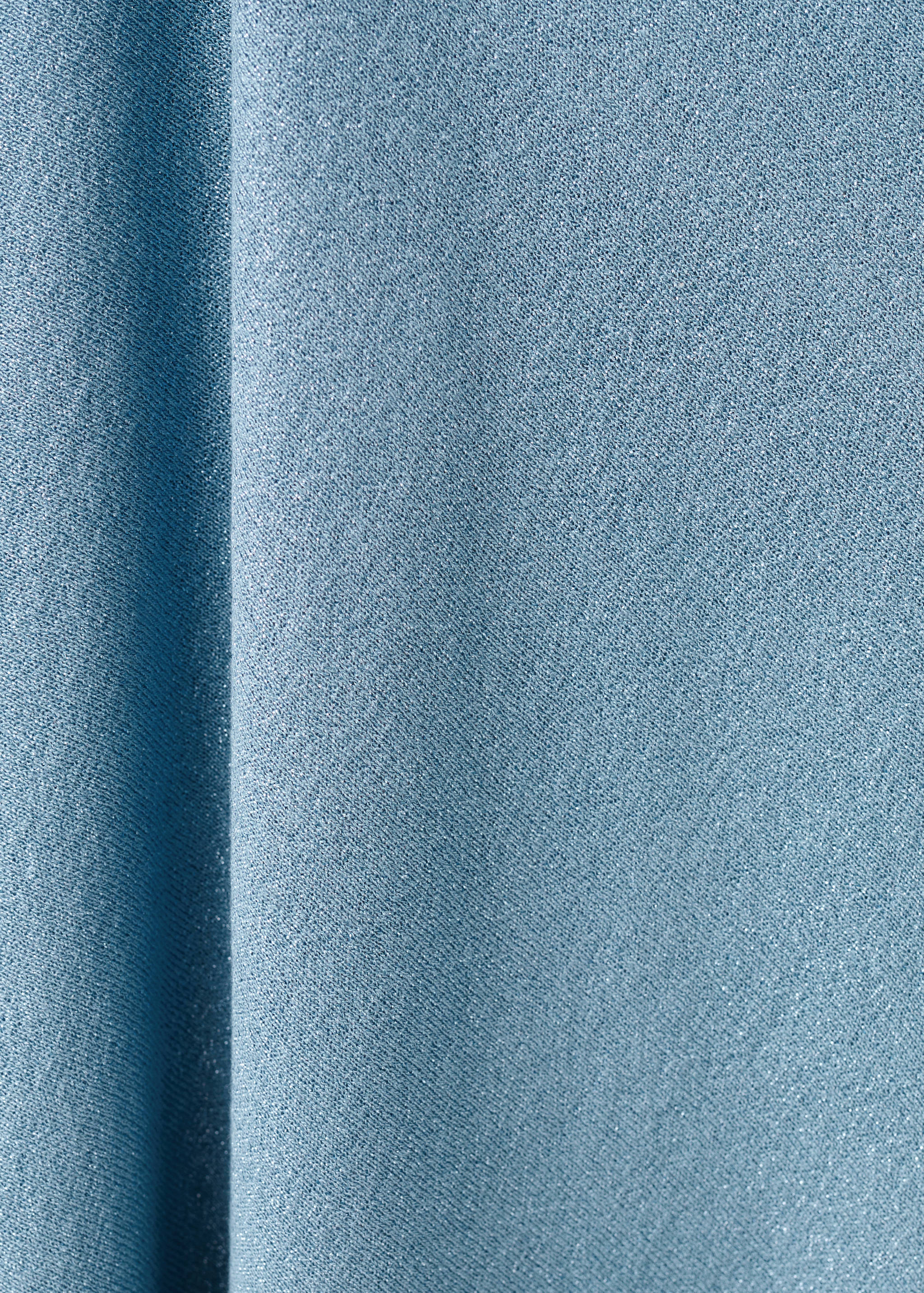 Asymmetrisk stickad poncho - Detaljer om artikeln 0