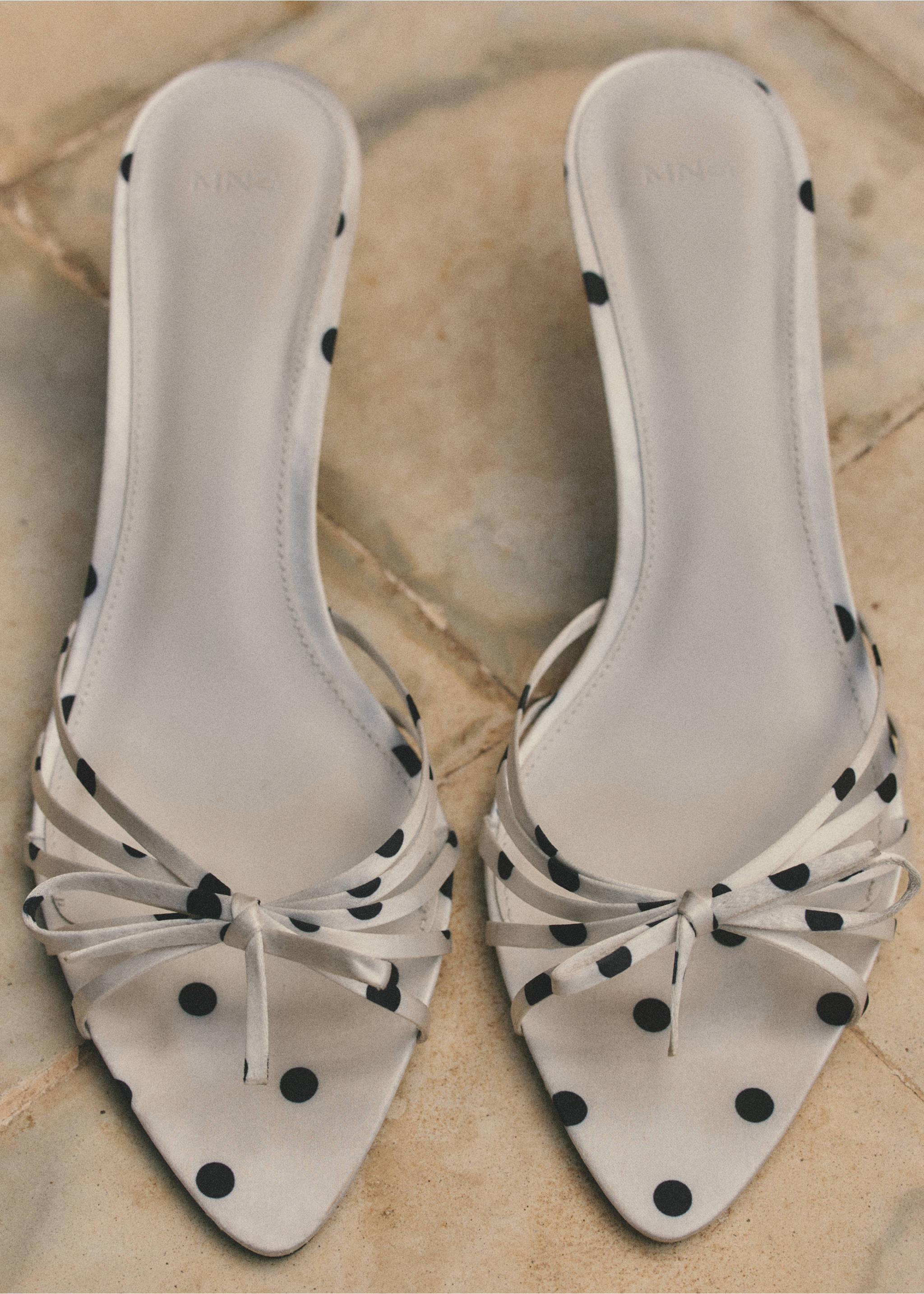 صندل بولكا منقط برباط - رؤية عامة, أبيض. Ref: 27095813-00.