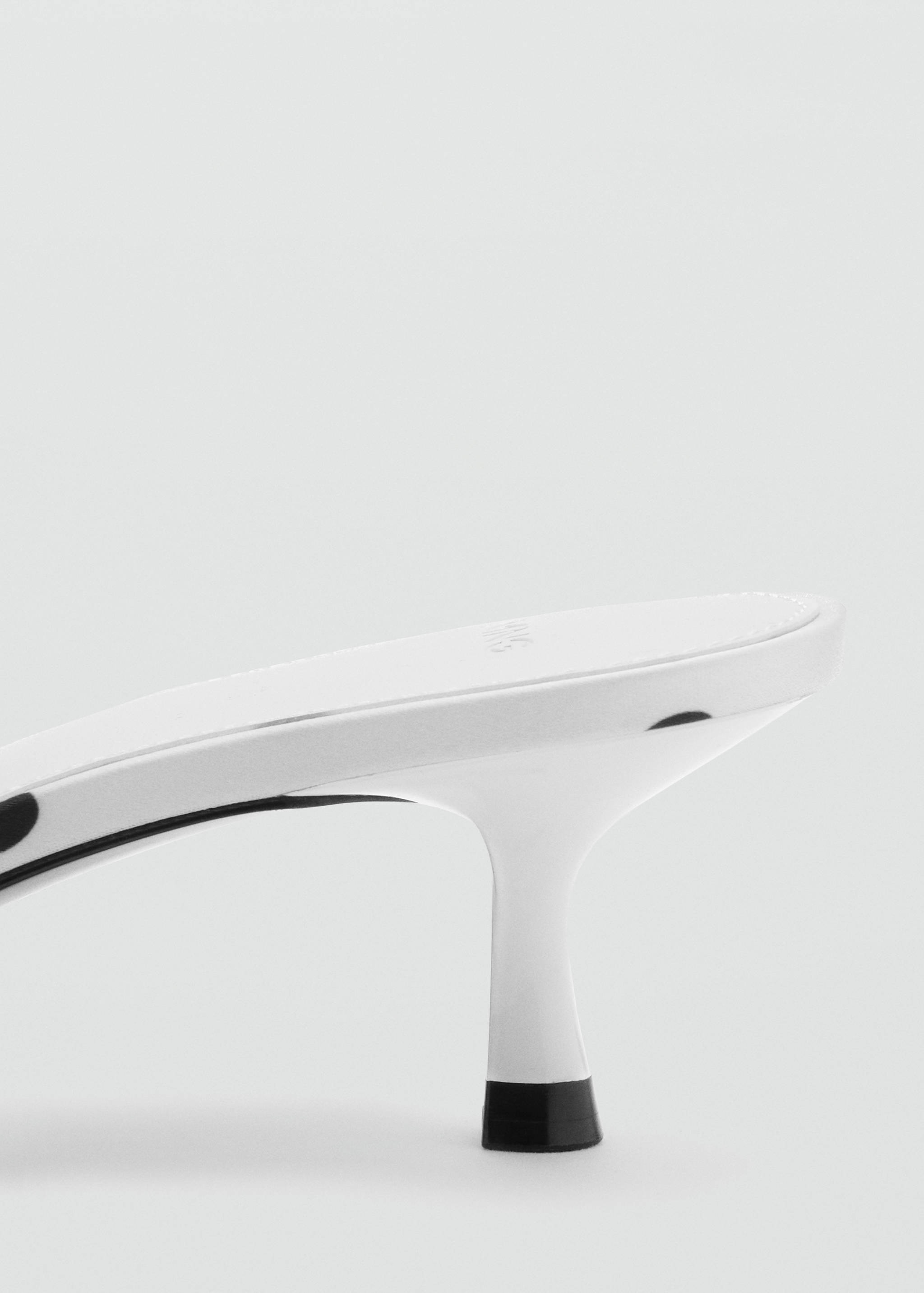 Polka-dot strap sandals - Details of the article 1