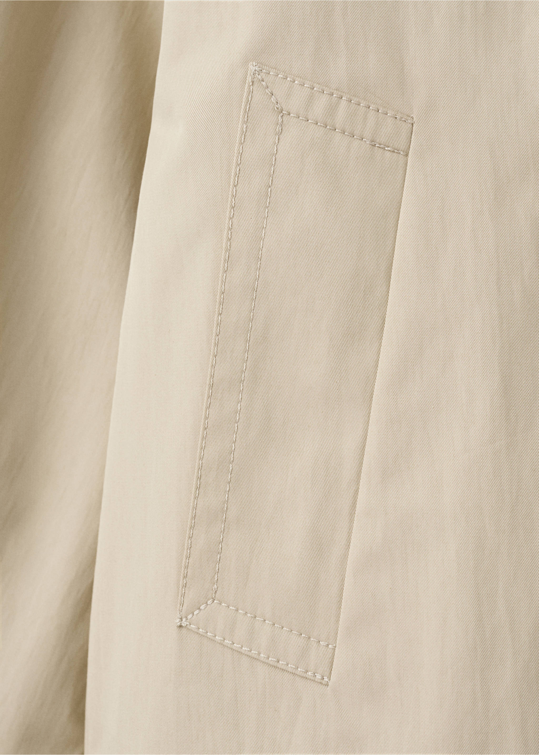 Trench crop col cheminée - Détail de l'article 0, Beige. Ref: 27095814-00.