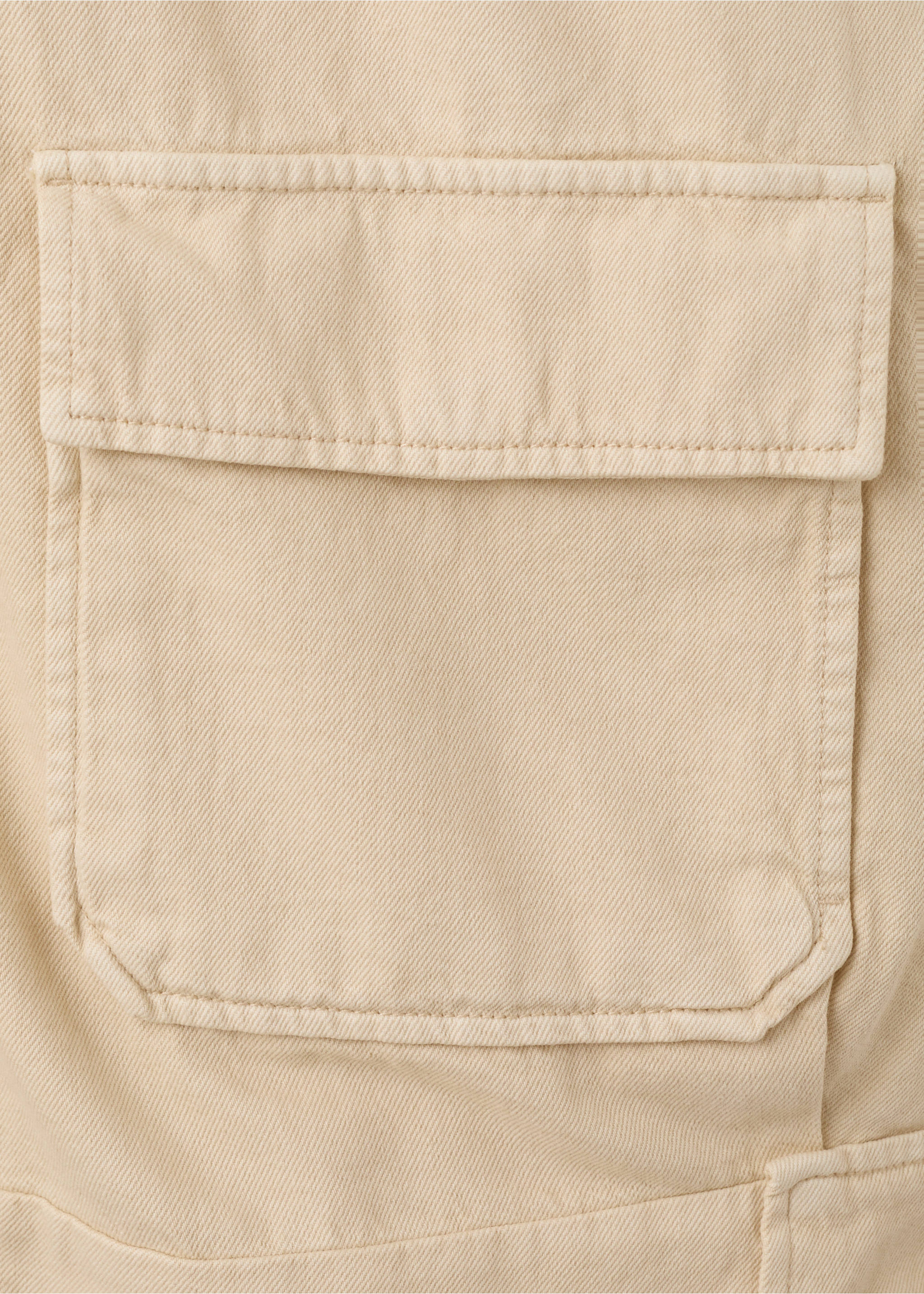 Parka en jean col montant - Détail de l'article 0, Vanille. Ref: 27095817-00.