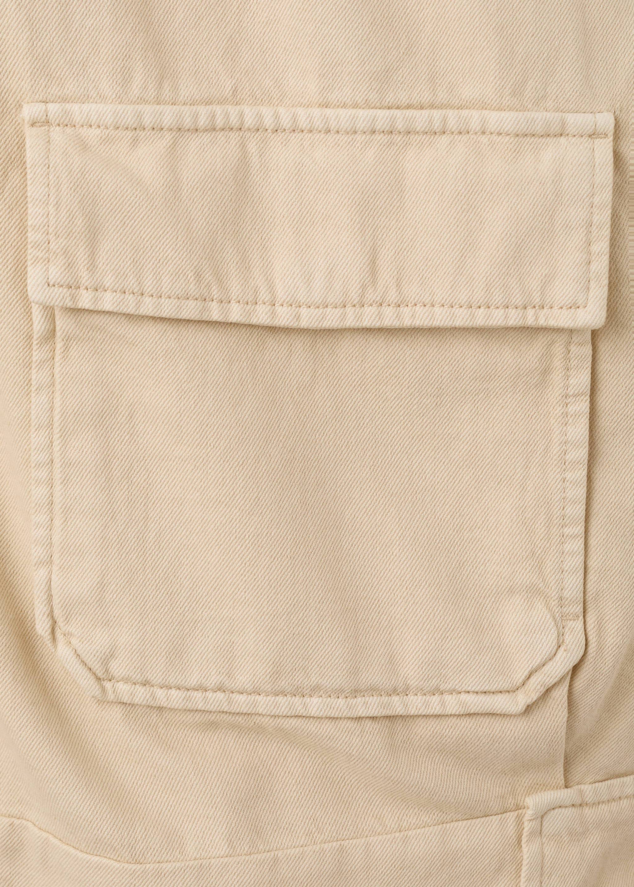 Denim parka with a stand-up collar - Details of the article 8