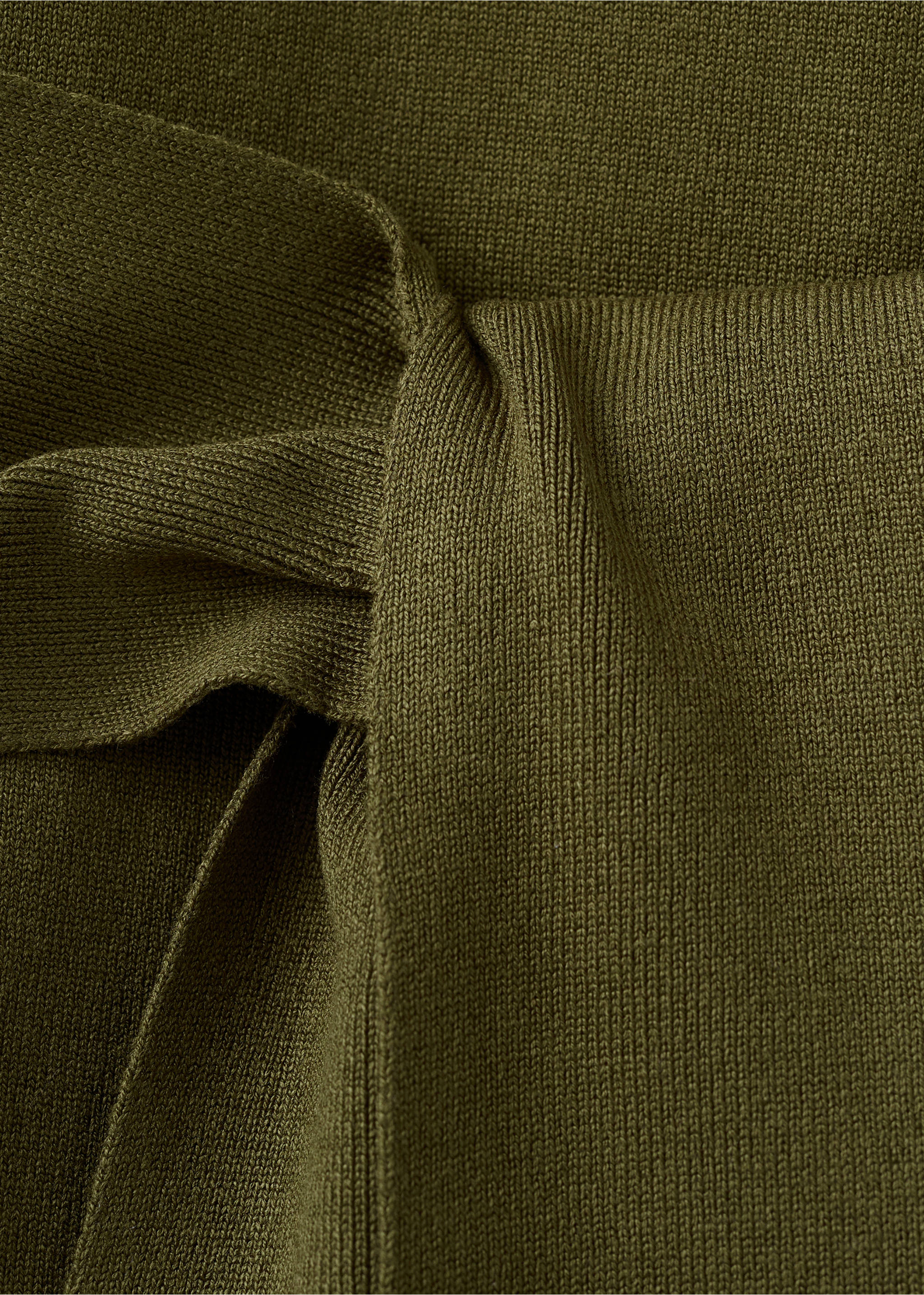 Gilet maille ceinture - Détail de l'article 0, Kaki. Ref: 27095820-00.