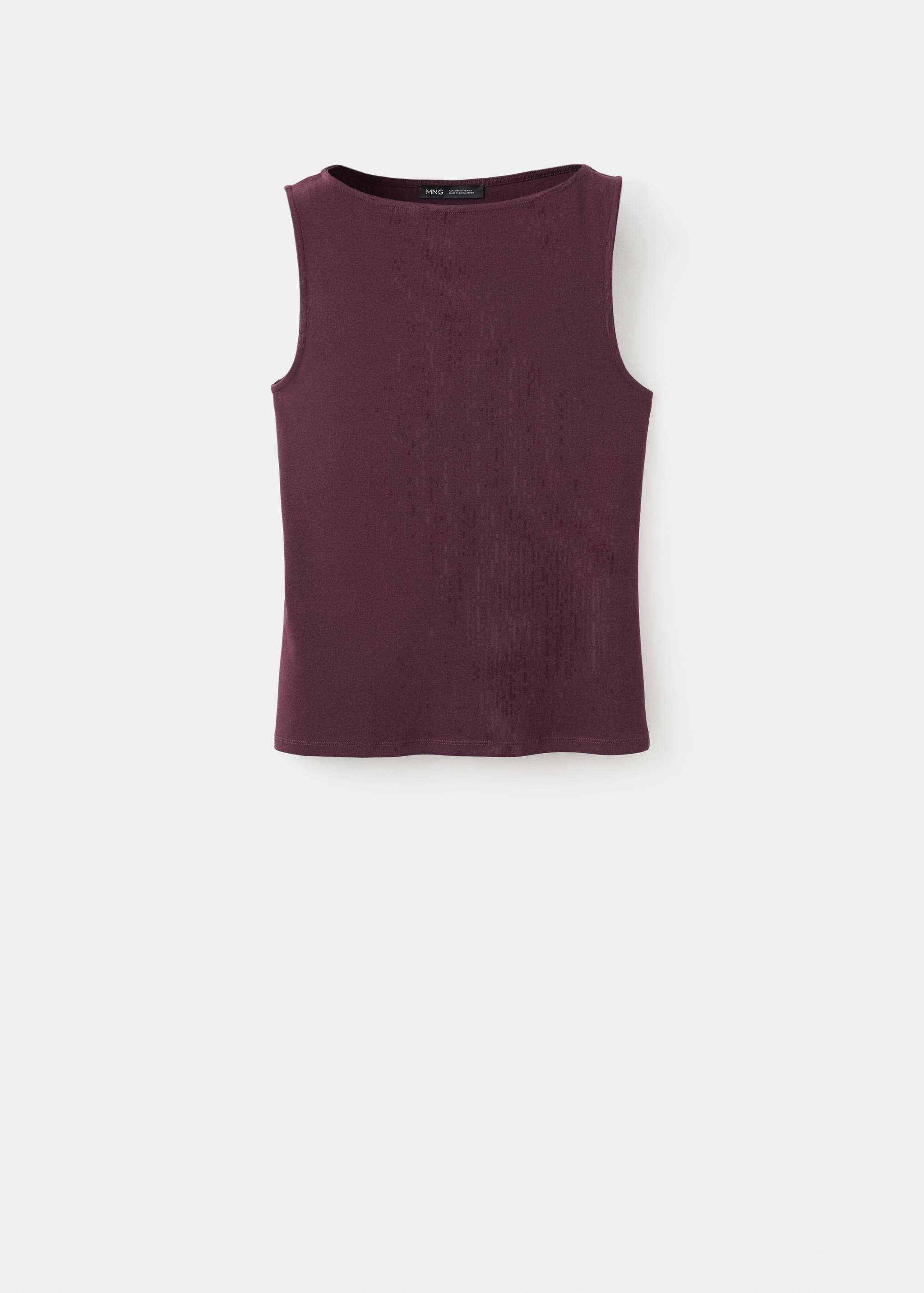 Fitted cotton top - Article without model