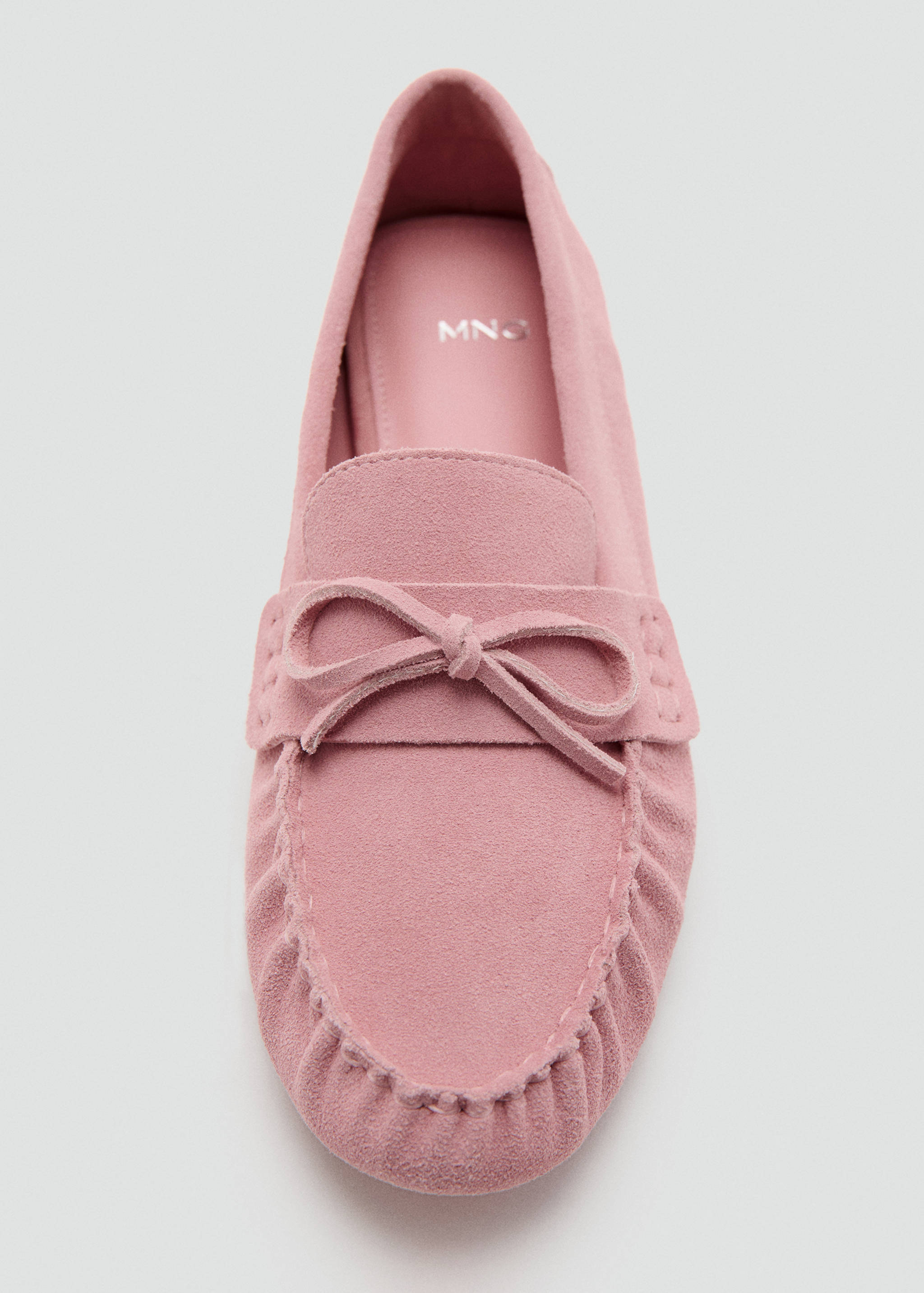 Gathered suede moccasins - Details of the article 2