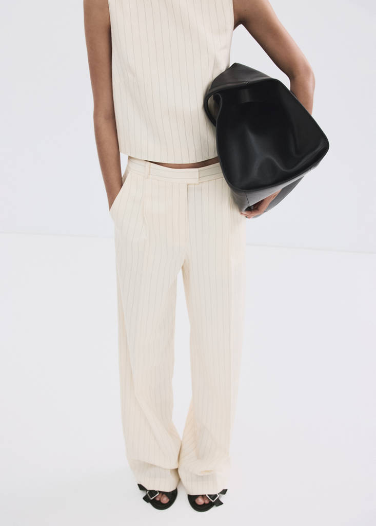 Pinstripe suit trousers — Off White