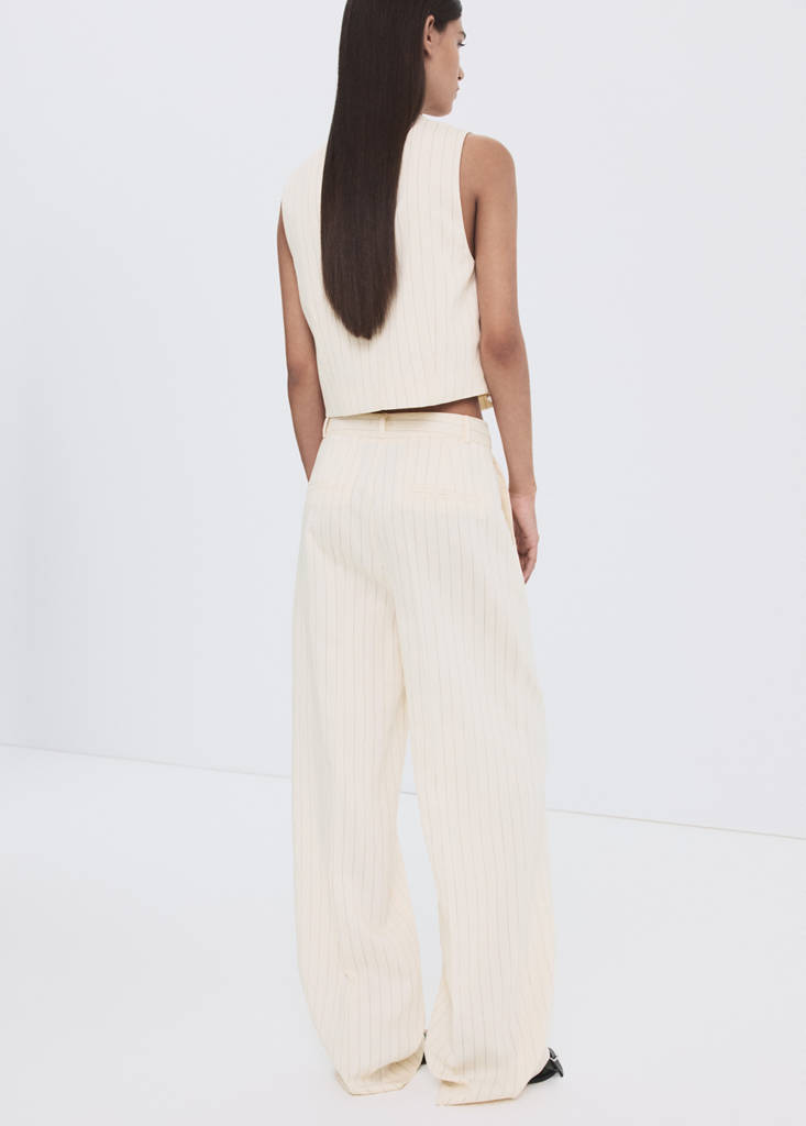 Pinstripe suit trousers — Off White