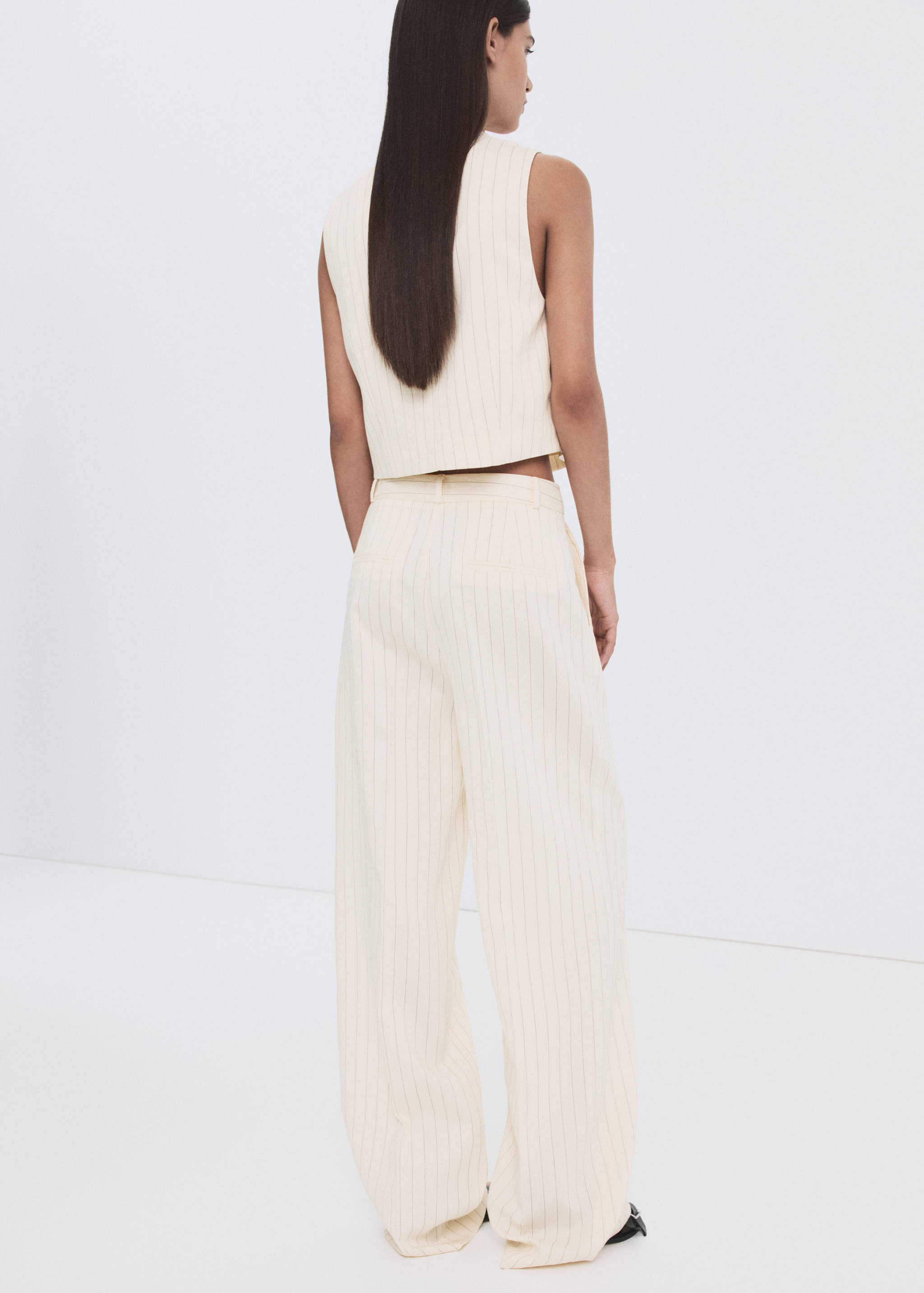 Pinstripe suit trousers - Reverse of the article