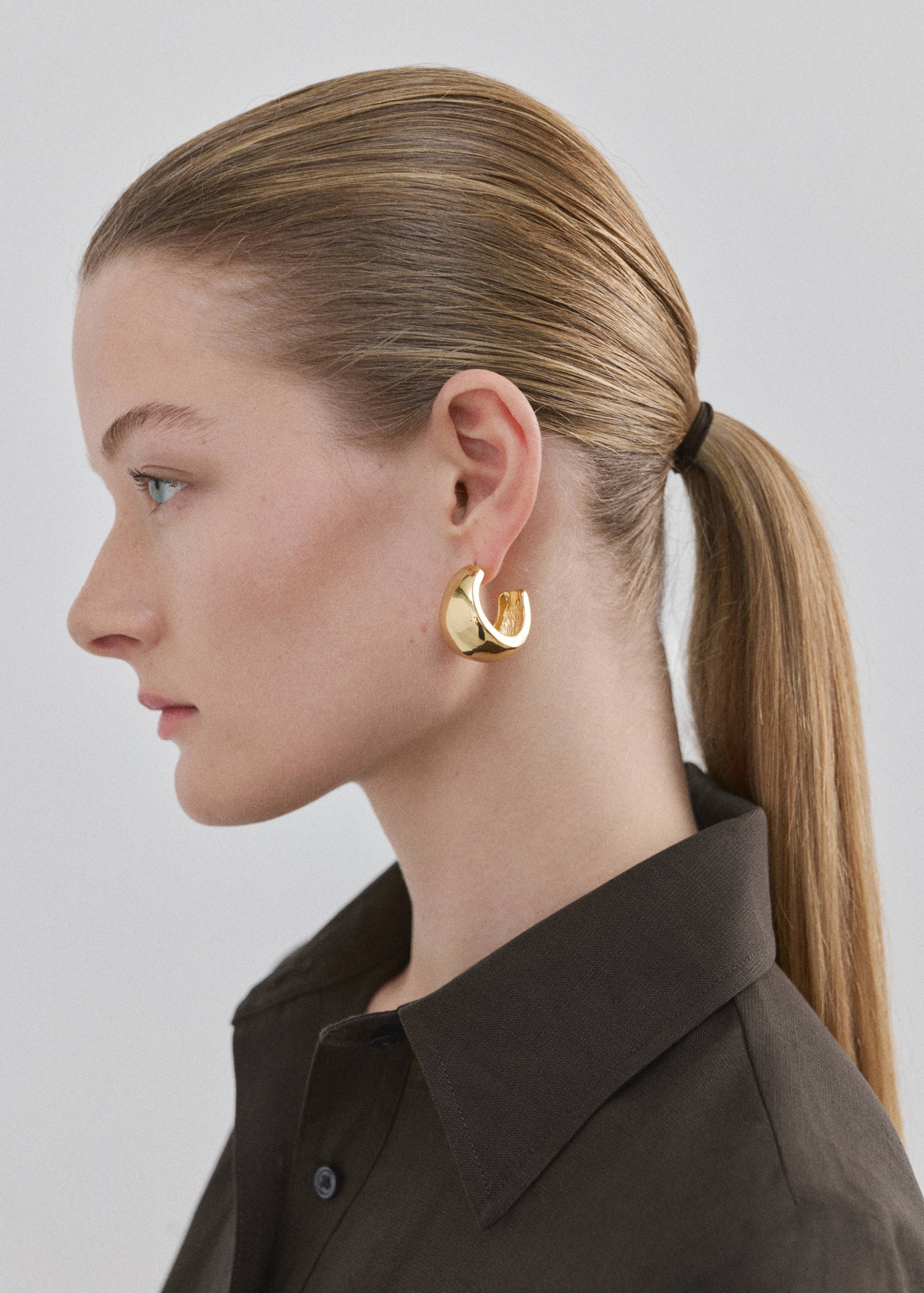 Lyocell shirt jumpsuit - Details of the article 1