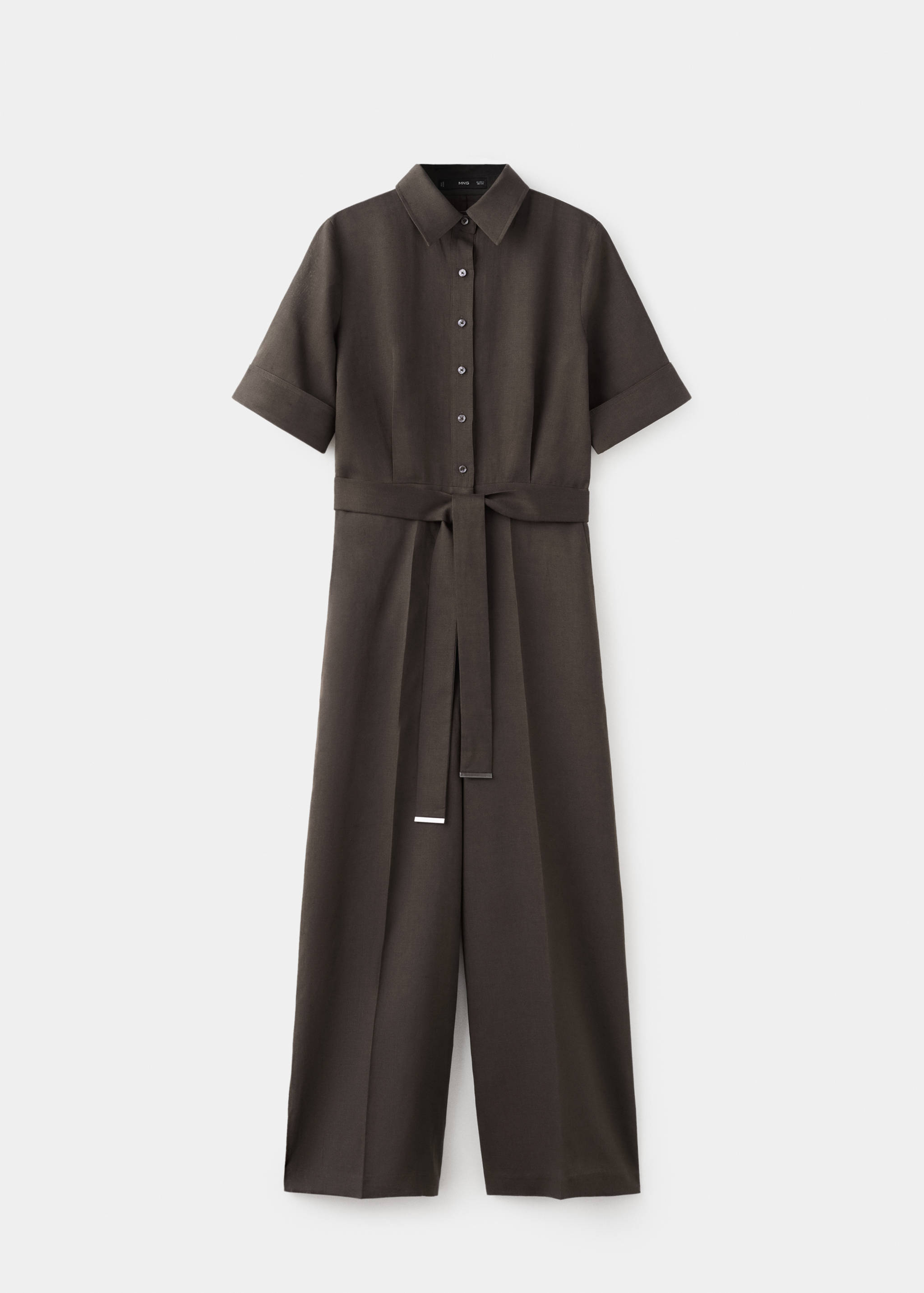 Lyocell shirt jumpsuit - Article without model