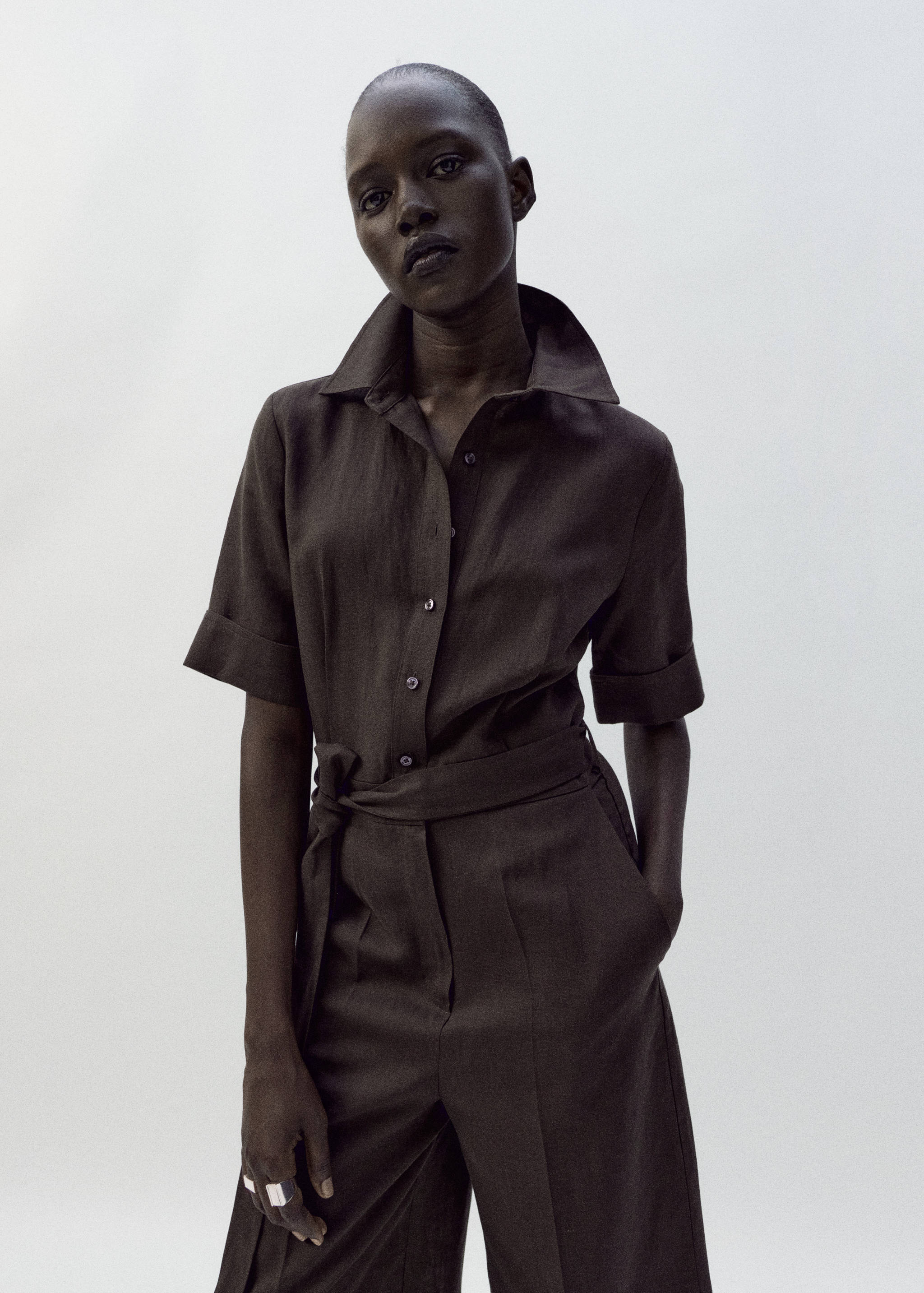 Mono camisero lyocell - Plano medio