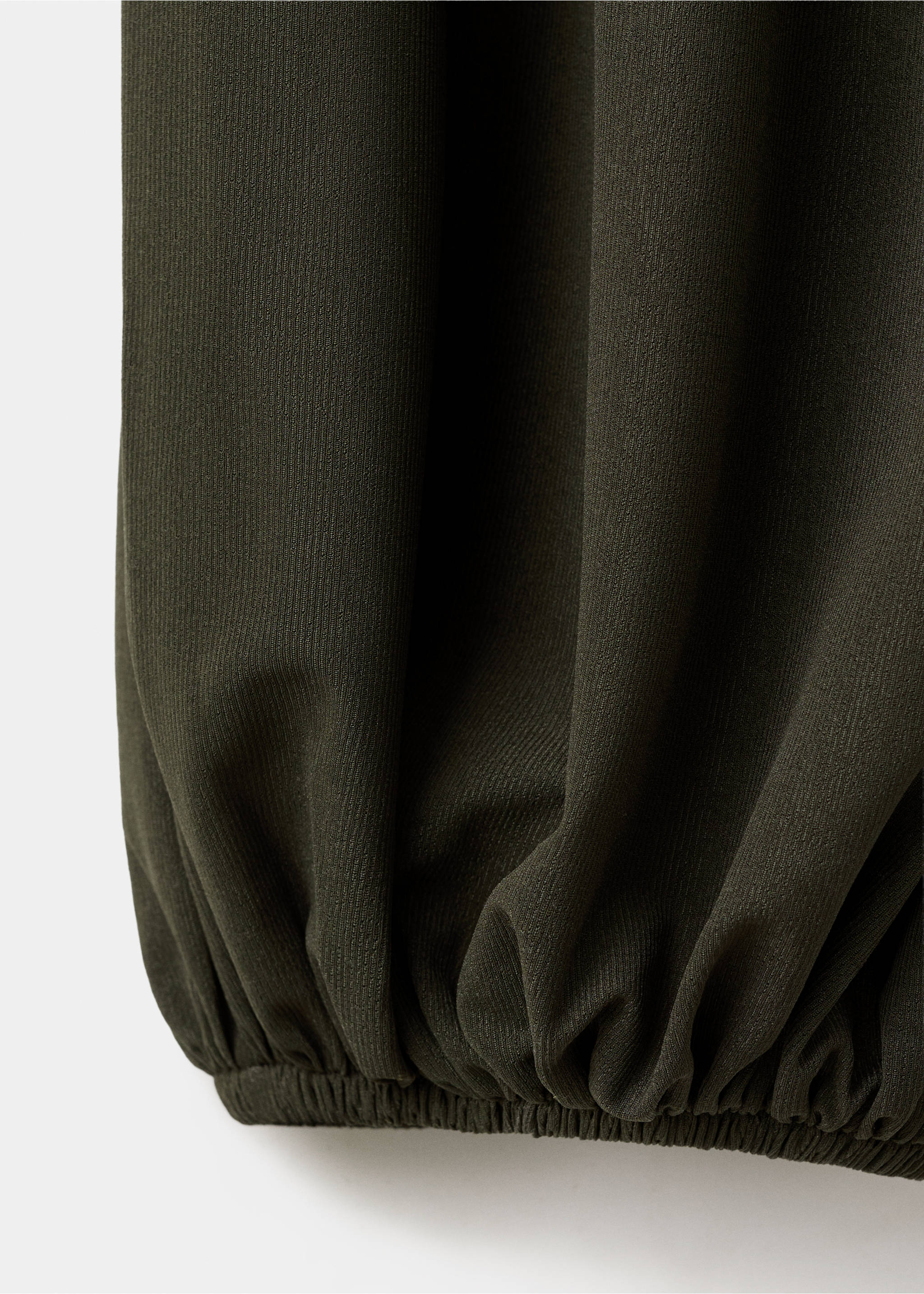 Mid-rise harem pants - Details of the article 0, Khaki. Ref: 27095831-00.