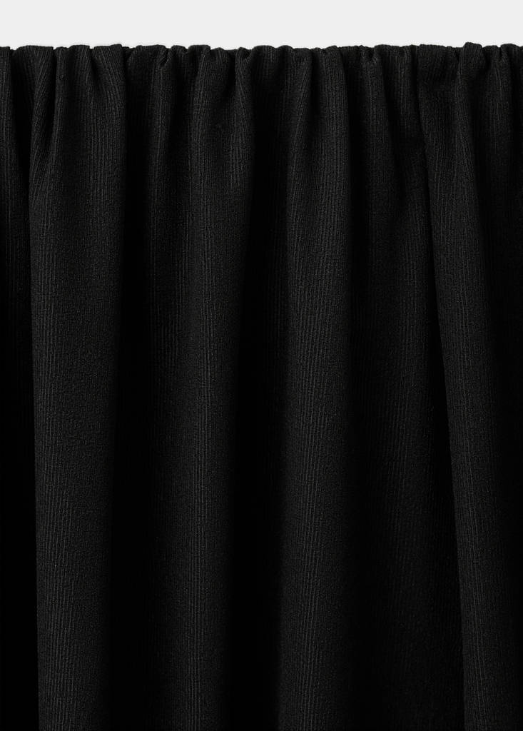 Mid-rise harem pants — Black