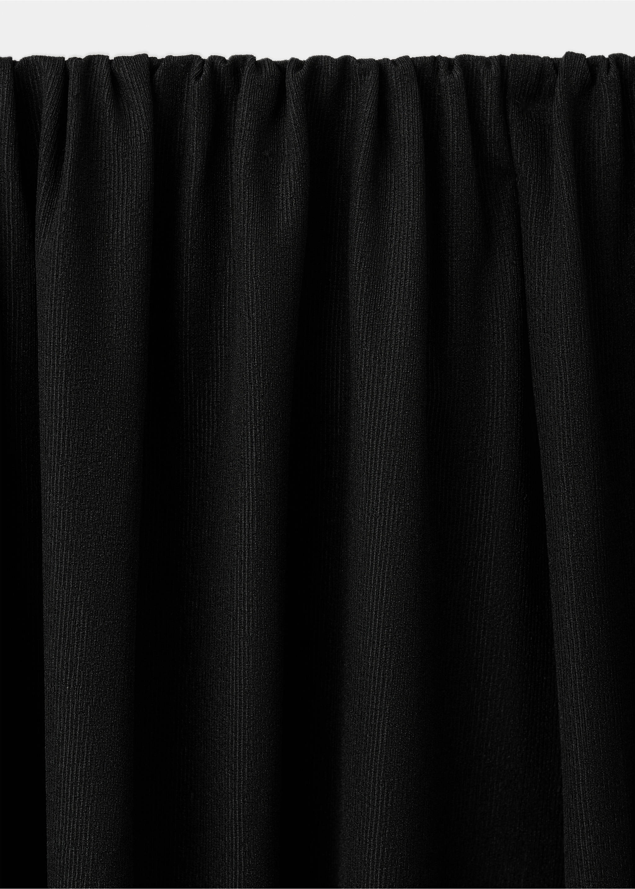 Mid-rise harem pants - Details of the article 8, Black. Ref: 27095831-00.