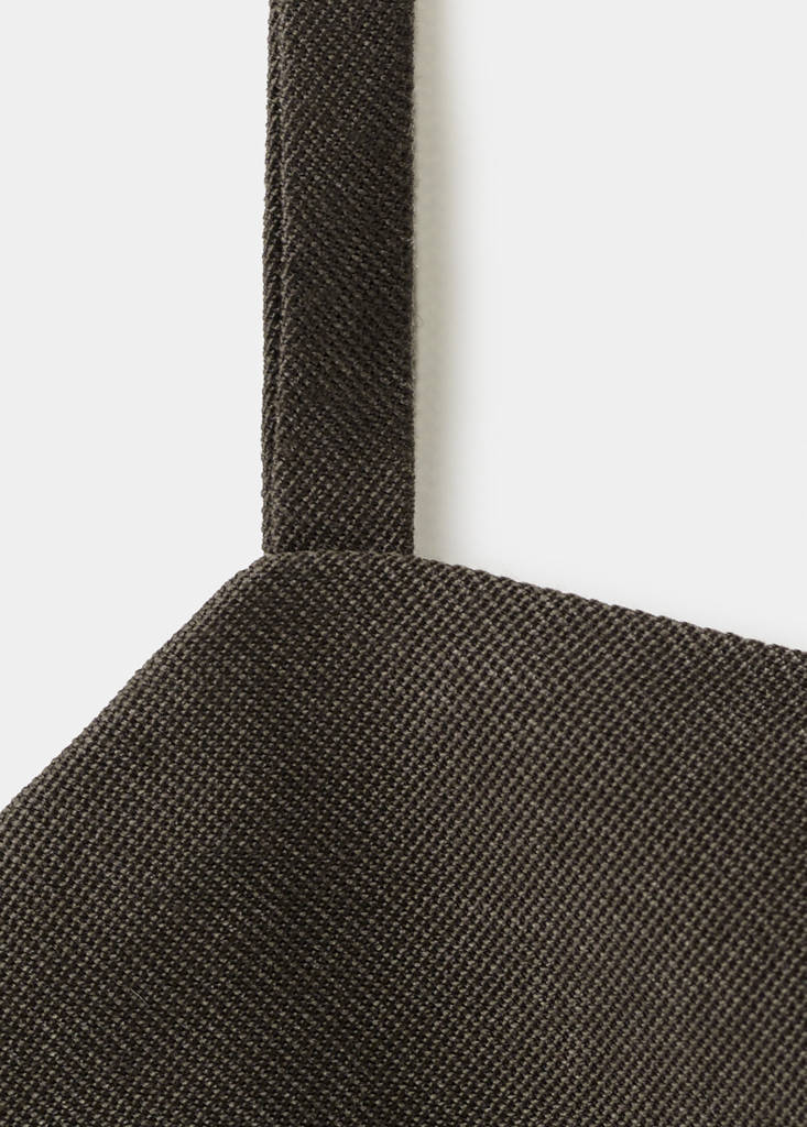 Lyocell suit waistcoat — Chocolate