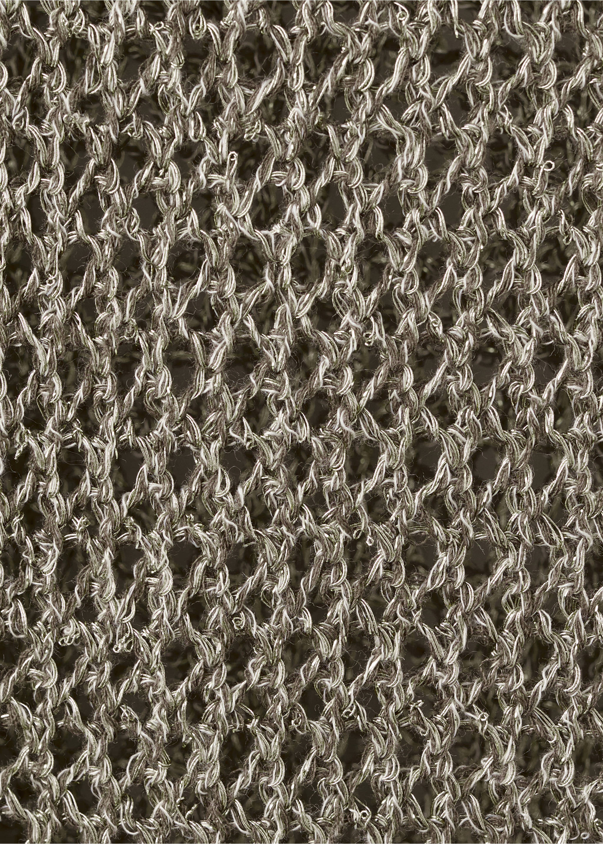 Pull-over maille lurex - Détail de l'article 0, Kaki. Ref: 27095833-00.