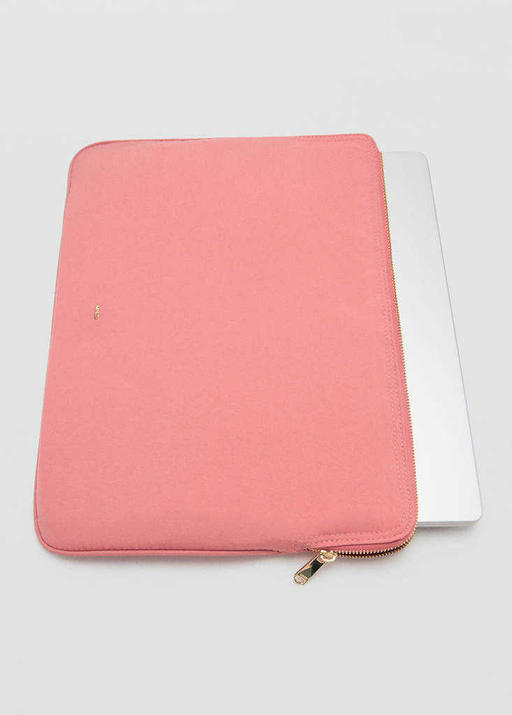 Nylon laptop case — Pink