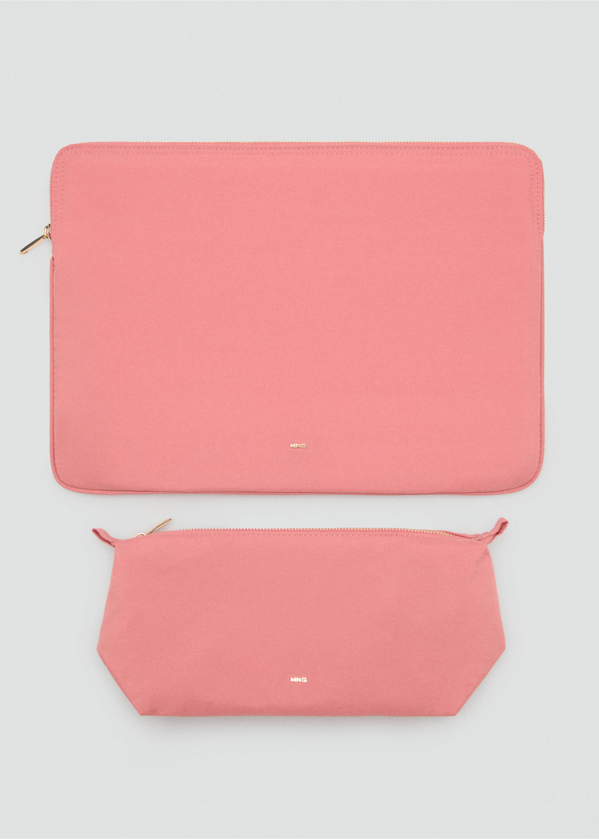 Capa de portátil de nylon - Pormenor do artigo 3, Rosa. Ref: 27095834-00.