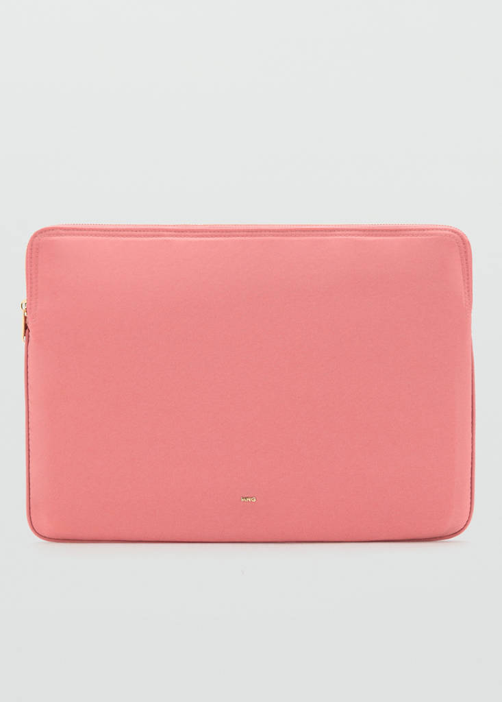 Nylon laptop case — Pink