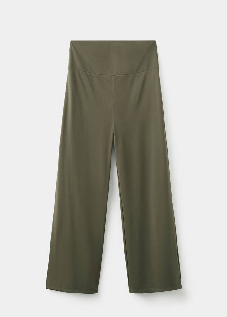 Straight maternity trousers — Khaki