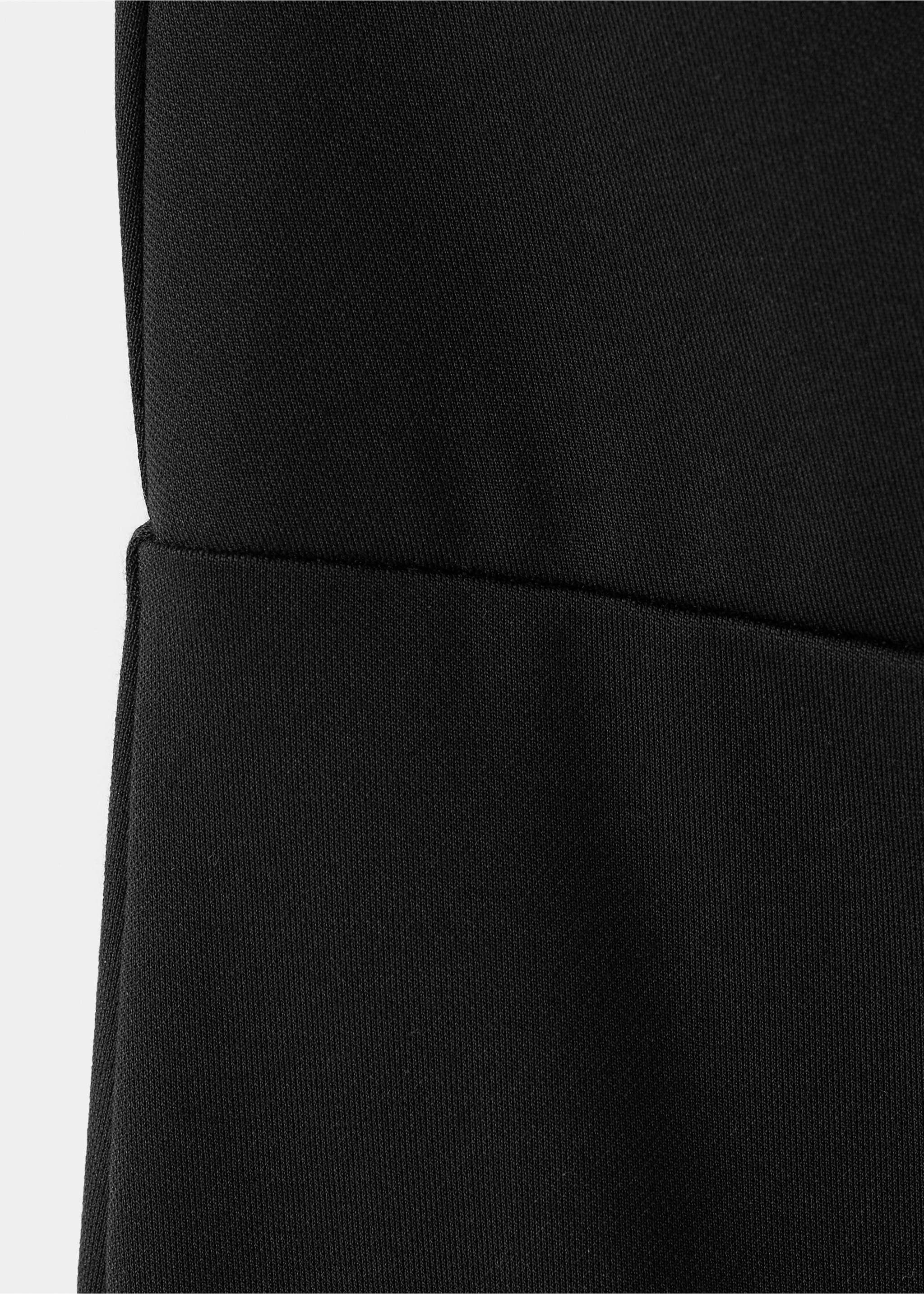 Straight maternity trousers - Details of the article 8, Black. Ref: 27095836-00.