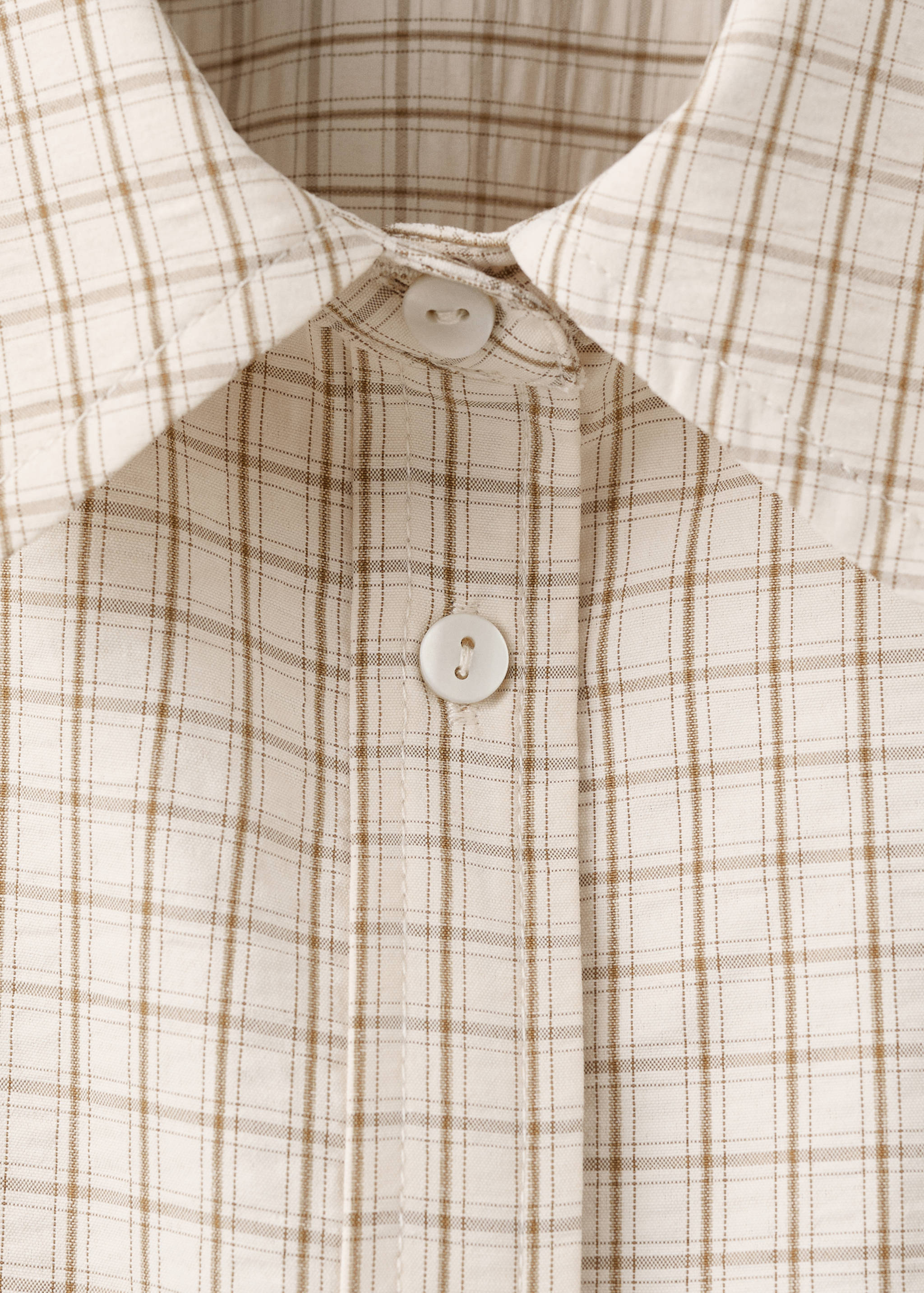 Straight checkered shirt - Details of the article 8