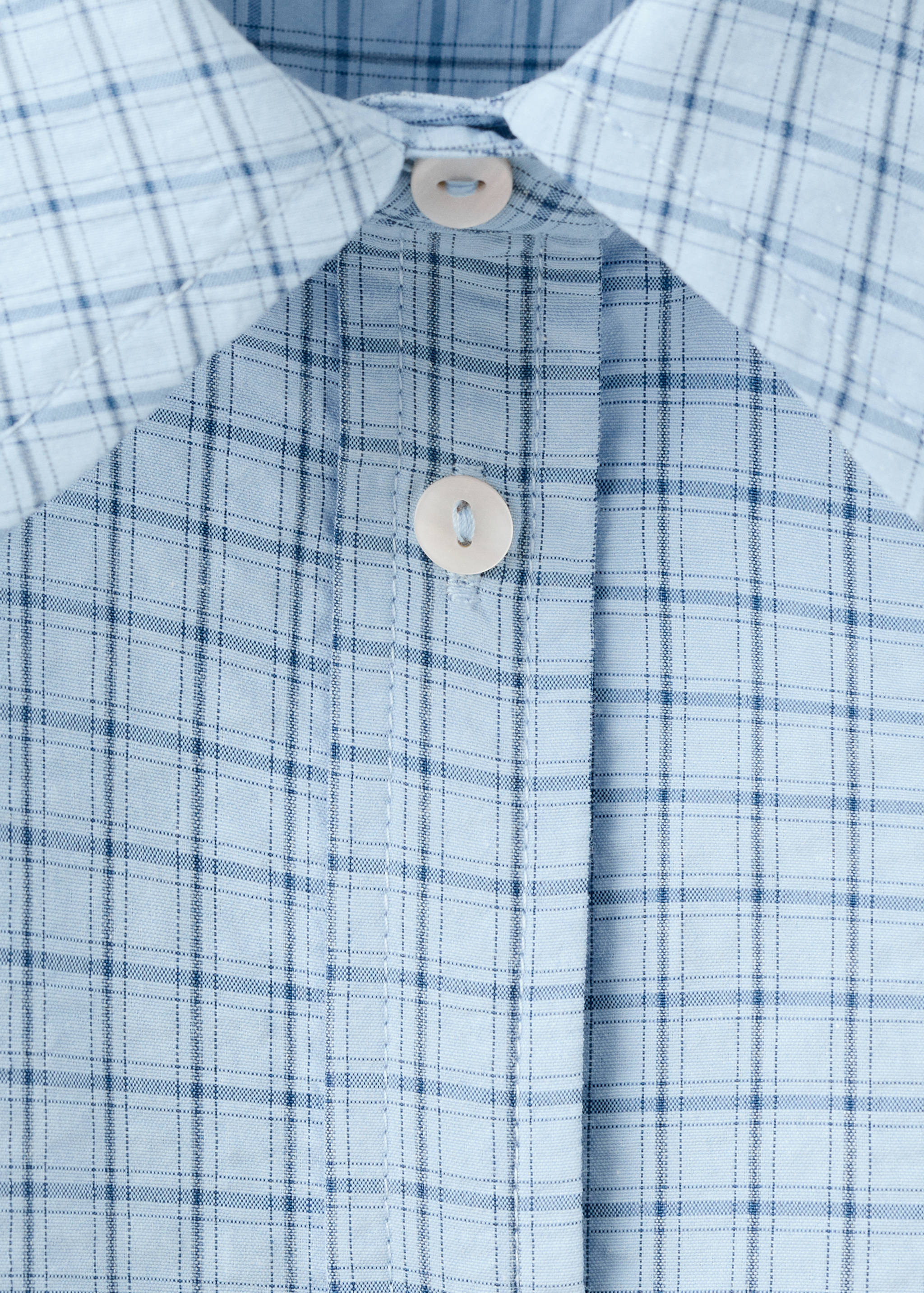 Straight checkered shirt - Details of the article 8
