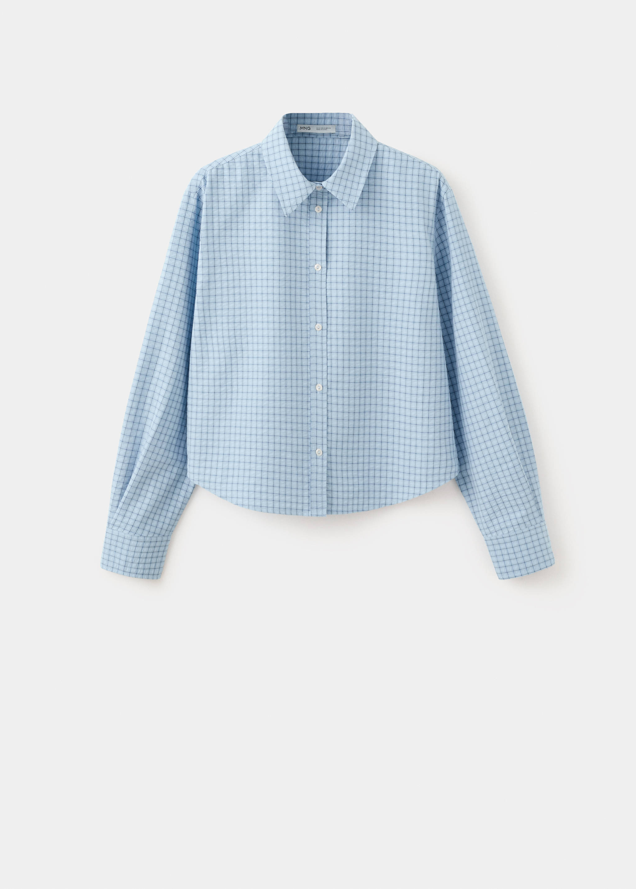 Straight checkered shirt - Article without model
