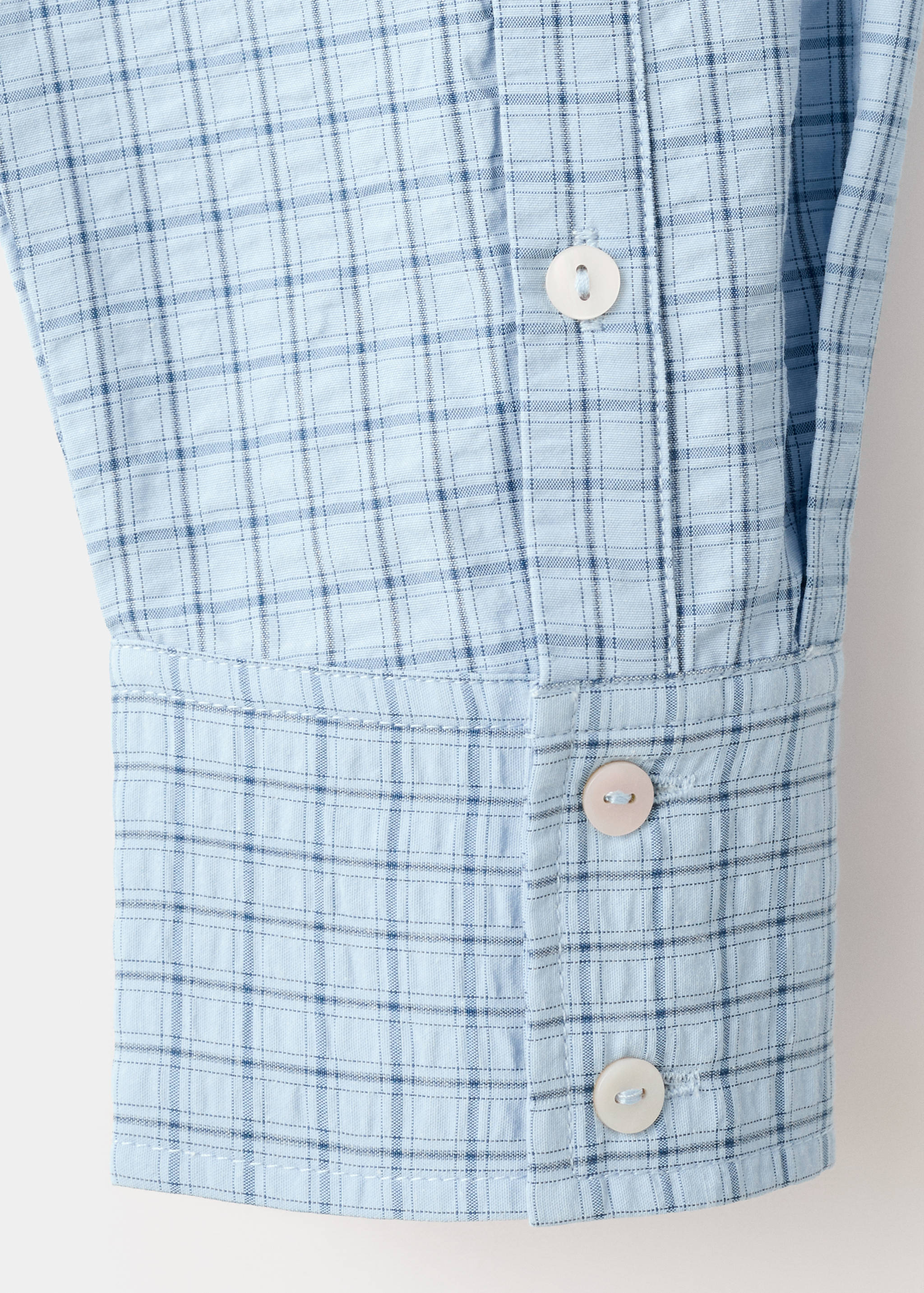 Straight checkered shirt - Details of the article 0