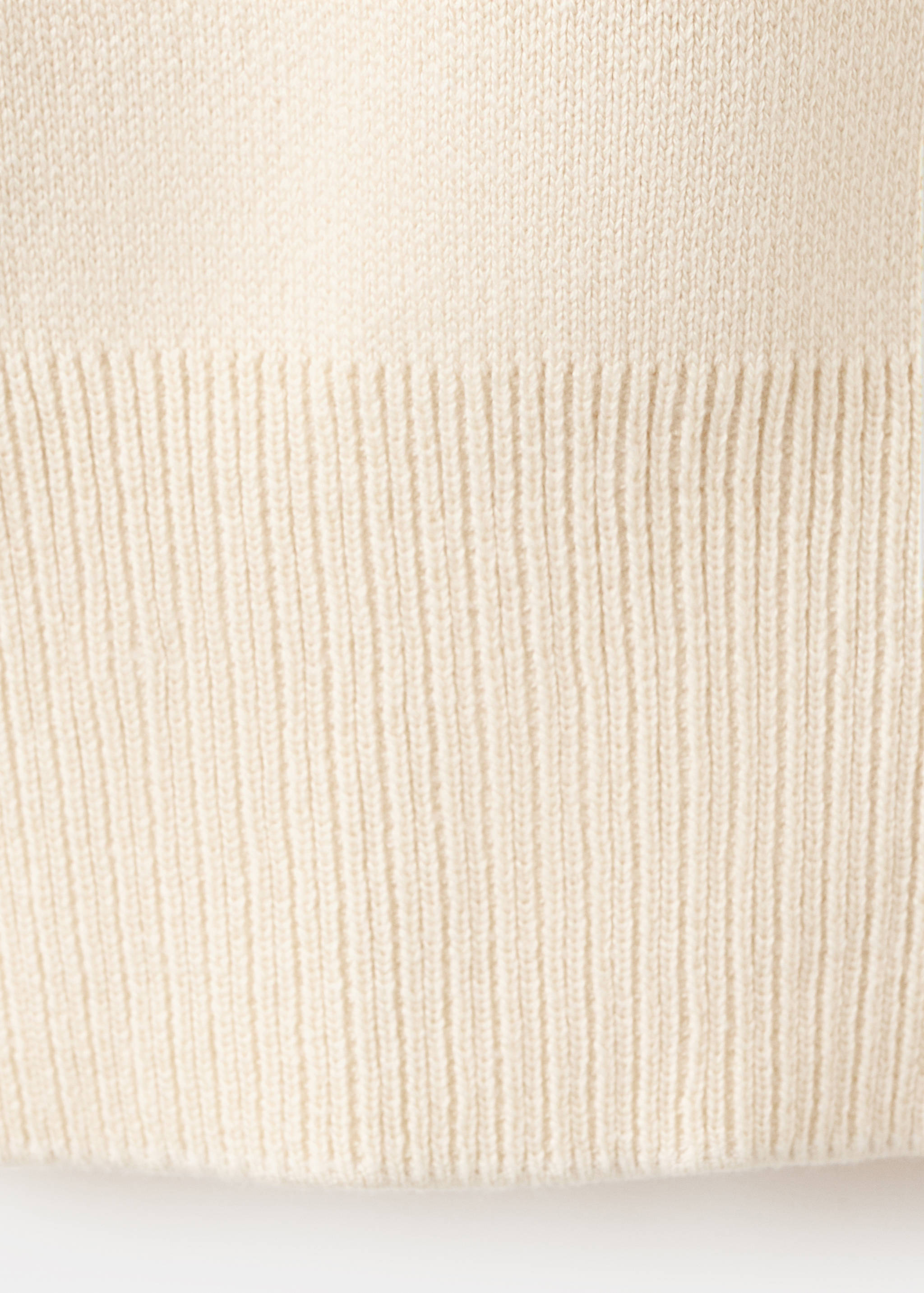 Knitted cardigan with jewel button - Details of the article 0