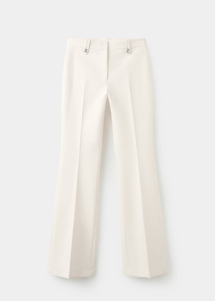 Mid-rise trousers with belt loops — Off White