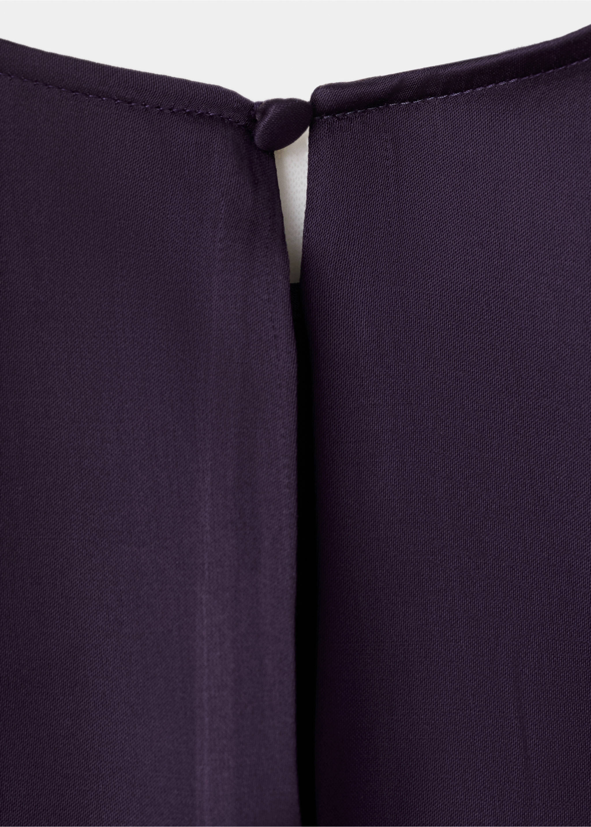 Top satiné dentelle asymétrique - Détail de l'article 8, Pourpre. Ref: 27095844-00.