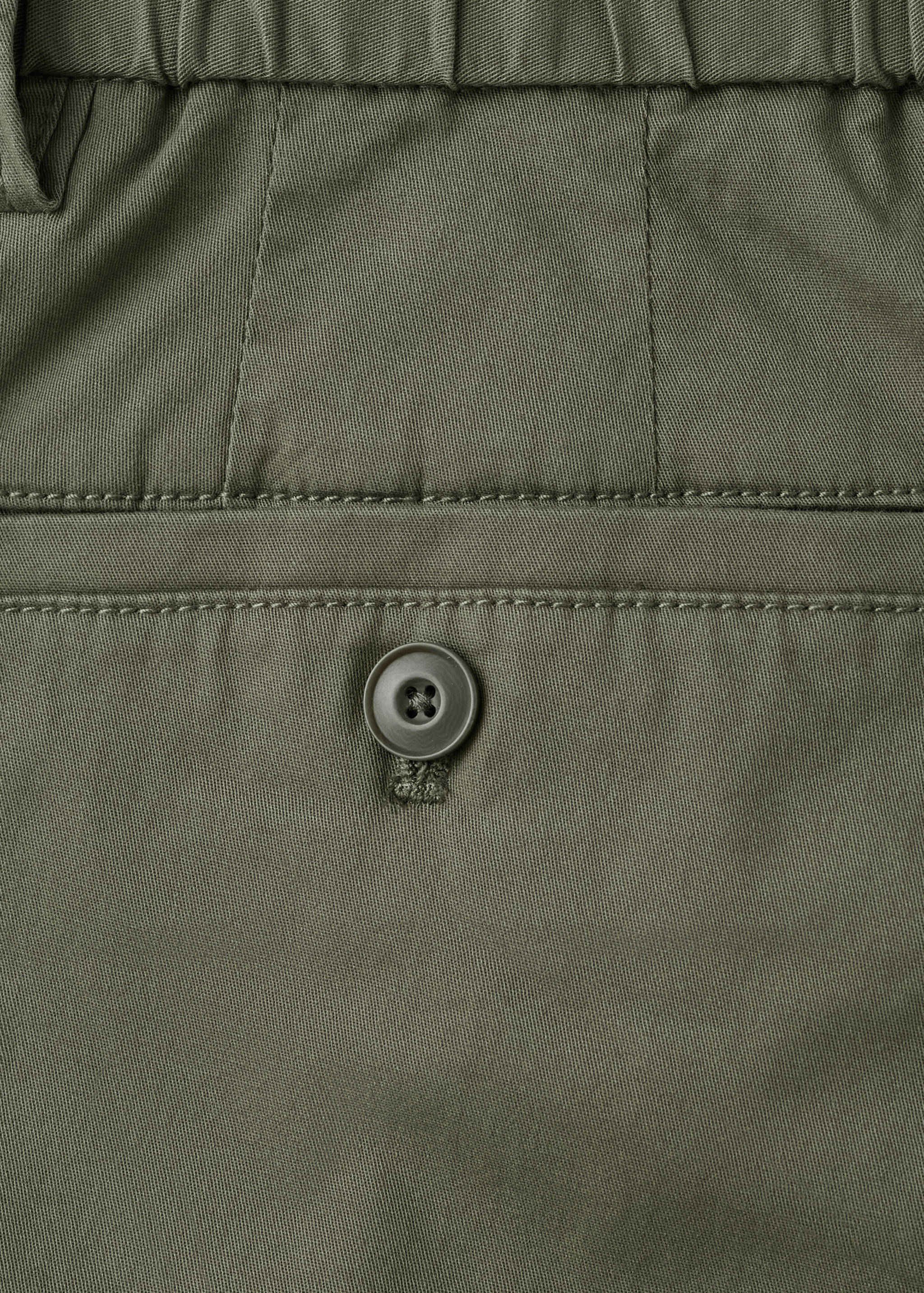 Slim-fit chino cotton bermuda shorts - Details of the article 0