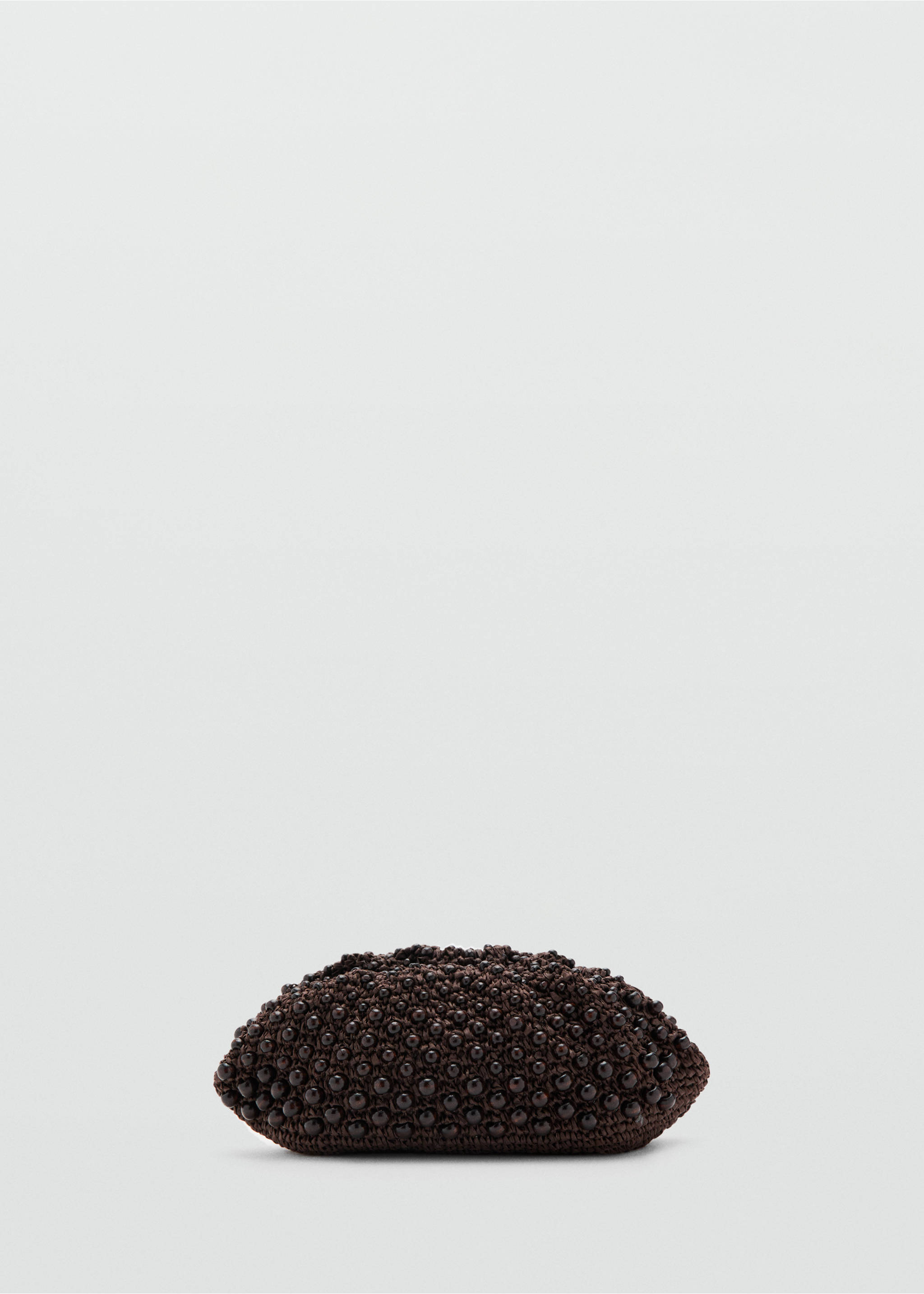 Sac à main en fibre naturelle - Article sans modèle, Chocolat. Ref: 27095932-00.