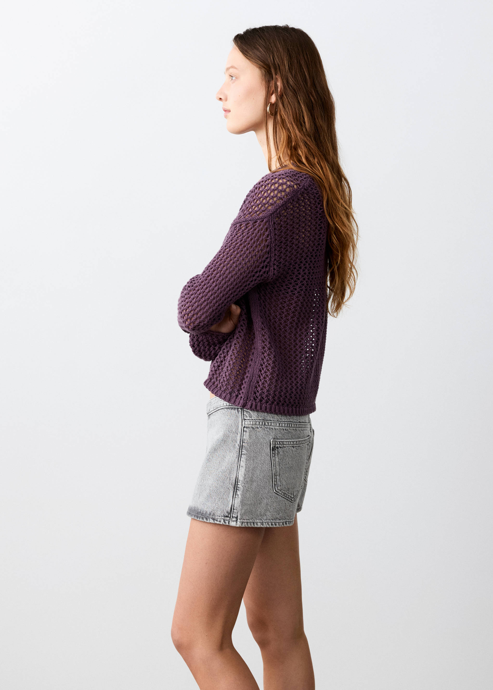 Crossed studded culottes - Details of the article 1