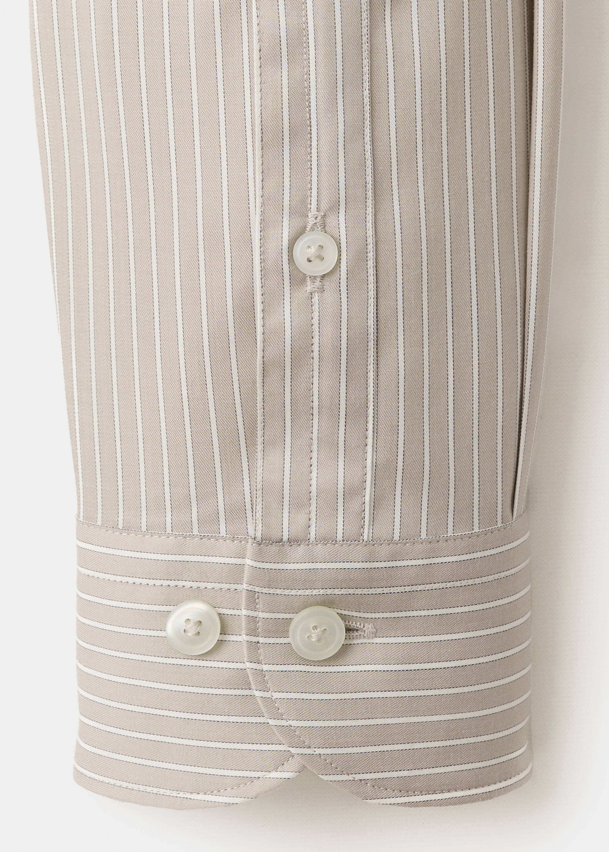 Camisa slim fit algodón rayas - Detalle del artículo 0