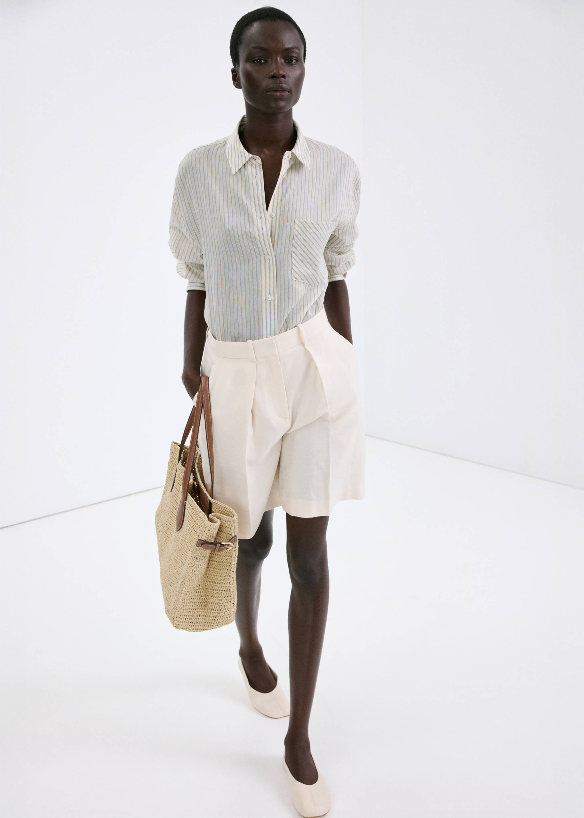 Natural fibre tote bag - General plane