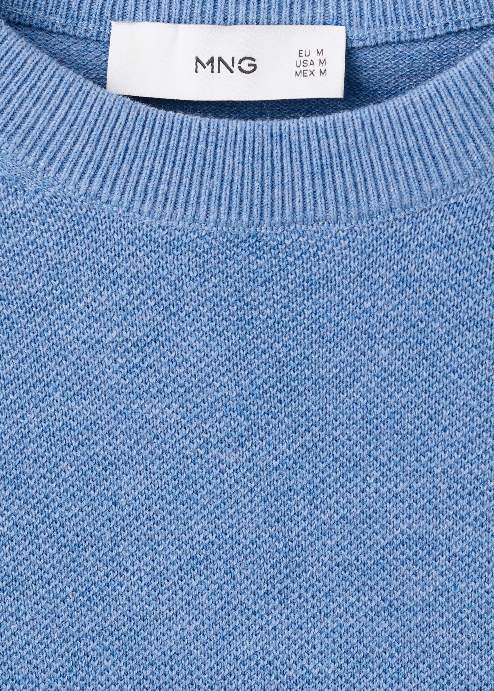 Cotton fine-knit t-shirt - Details of the article 8