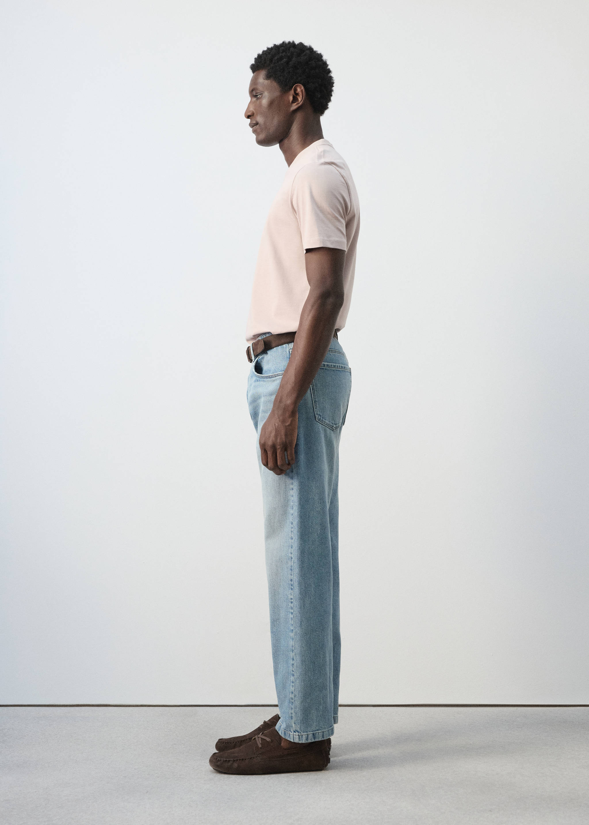 Прямые джинсы из хлопка и льна - Деталь изделия 2