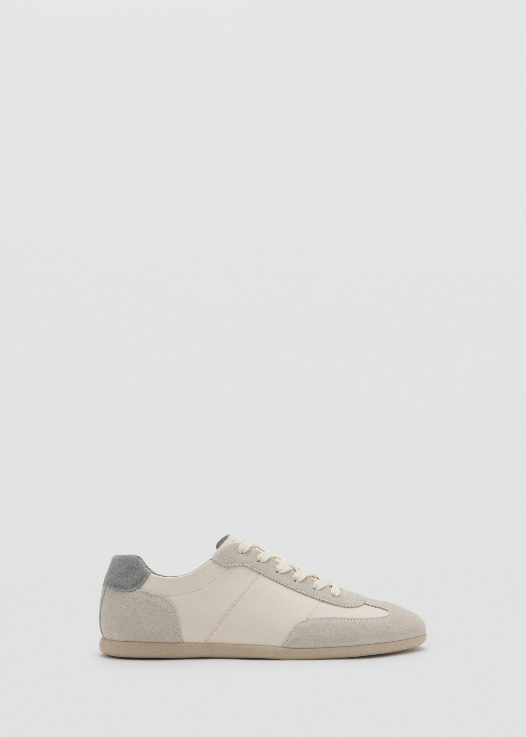 Zapatilla piel combinada - Artículo sin modelo, Blanco. Ref: 27095942-00.